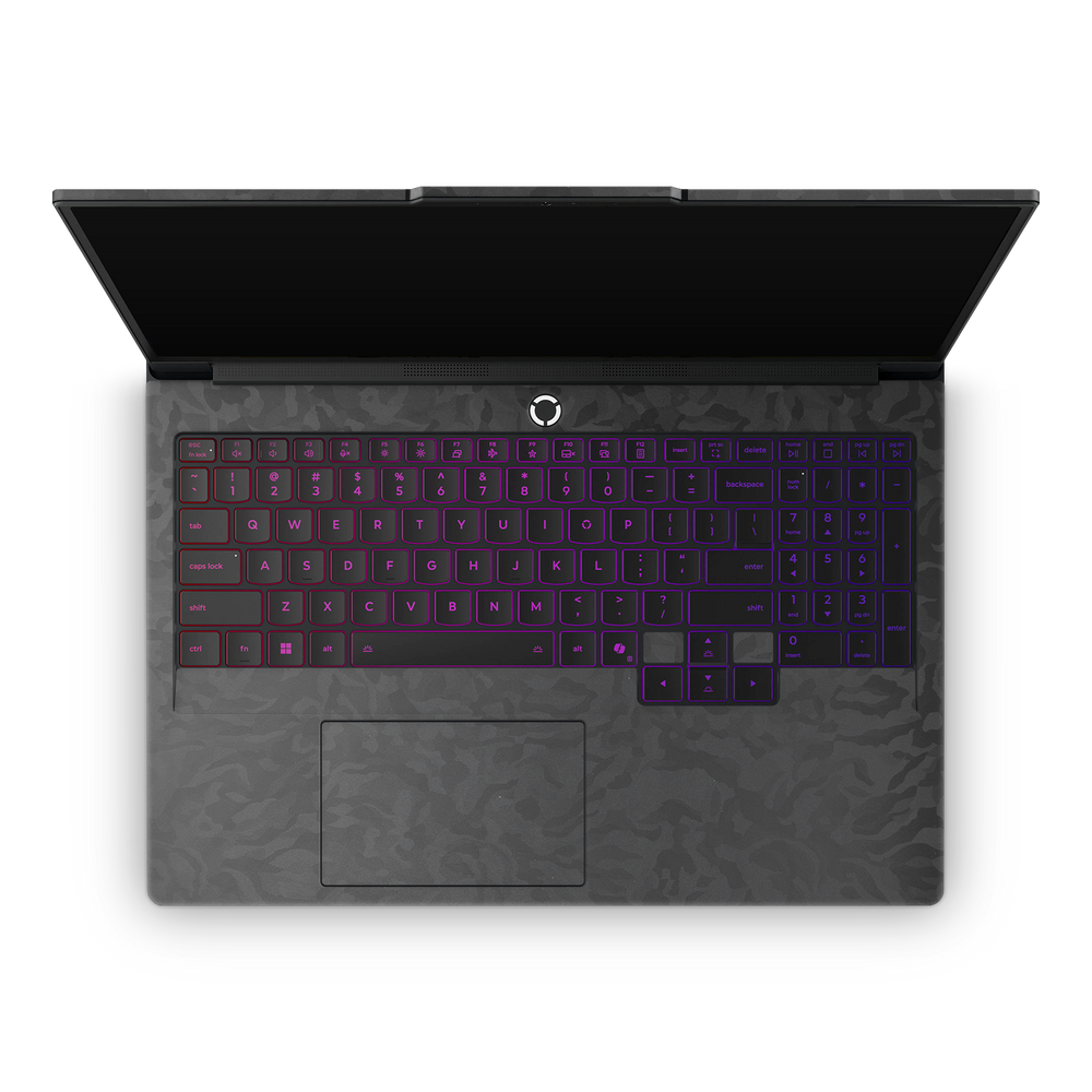 Lenovo Legion Professional 7 2025 Professional Interior Black Camo Skin Wrap Cover