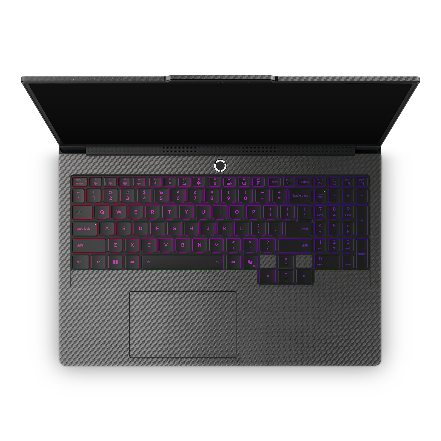 Lenovo Legion Professional 7 2025 Professional Interior Black Carbon Fiber Skin Wrap Cover