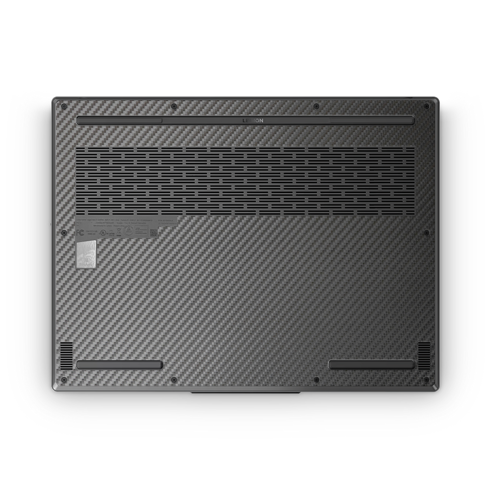 Lenovo Legion Slim 5 14 Oled 2023 Premium Bottom Black Carbon Fiber Skin Wrap Cover