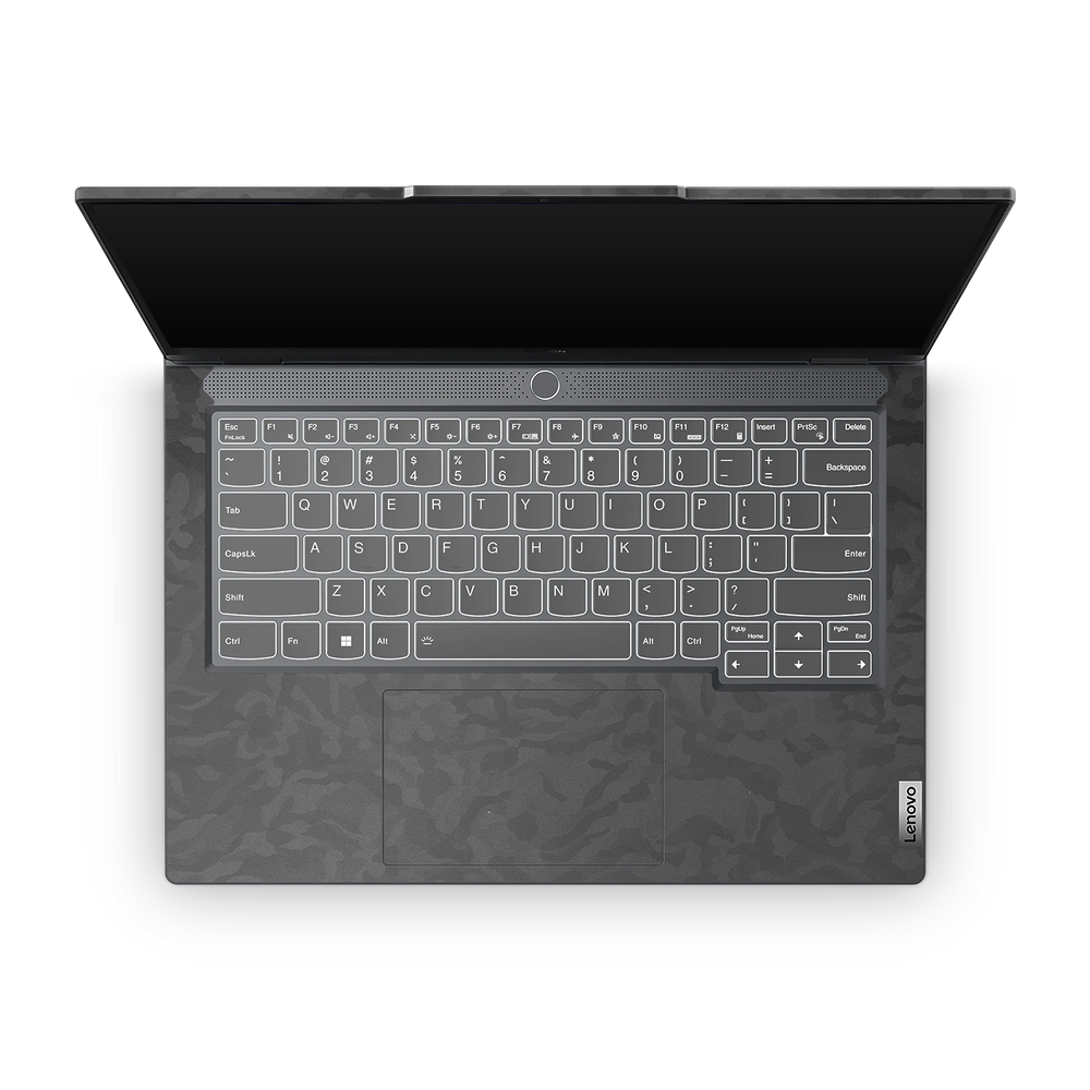 Lenovo Legion Slim 5 14 Oled 2023 Premium Interior Black Camo Skin Wrap Cover