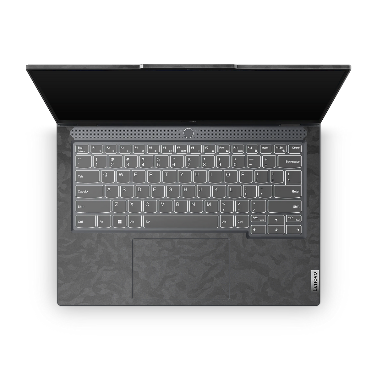 Lenovo Legion Slim 5 14 Oled 2023 Premium Interior Black Camo Skin Wrap Cover