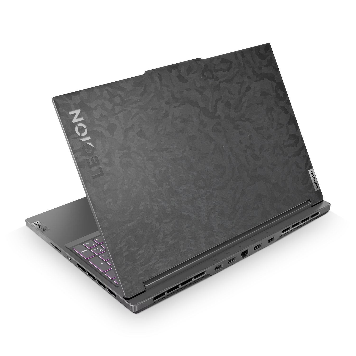 Lenovo Legion Slim 5 16 2023 Essentials Black Camo Skin Wrap Cover