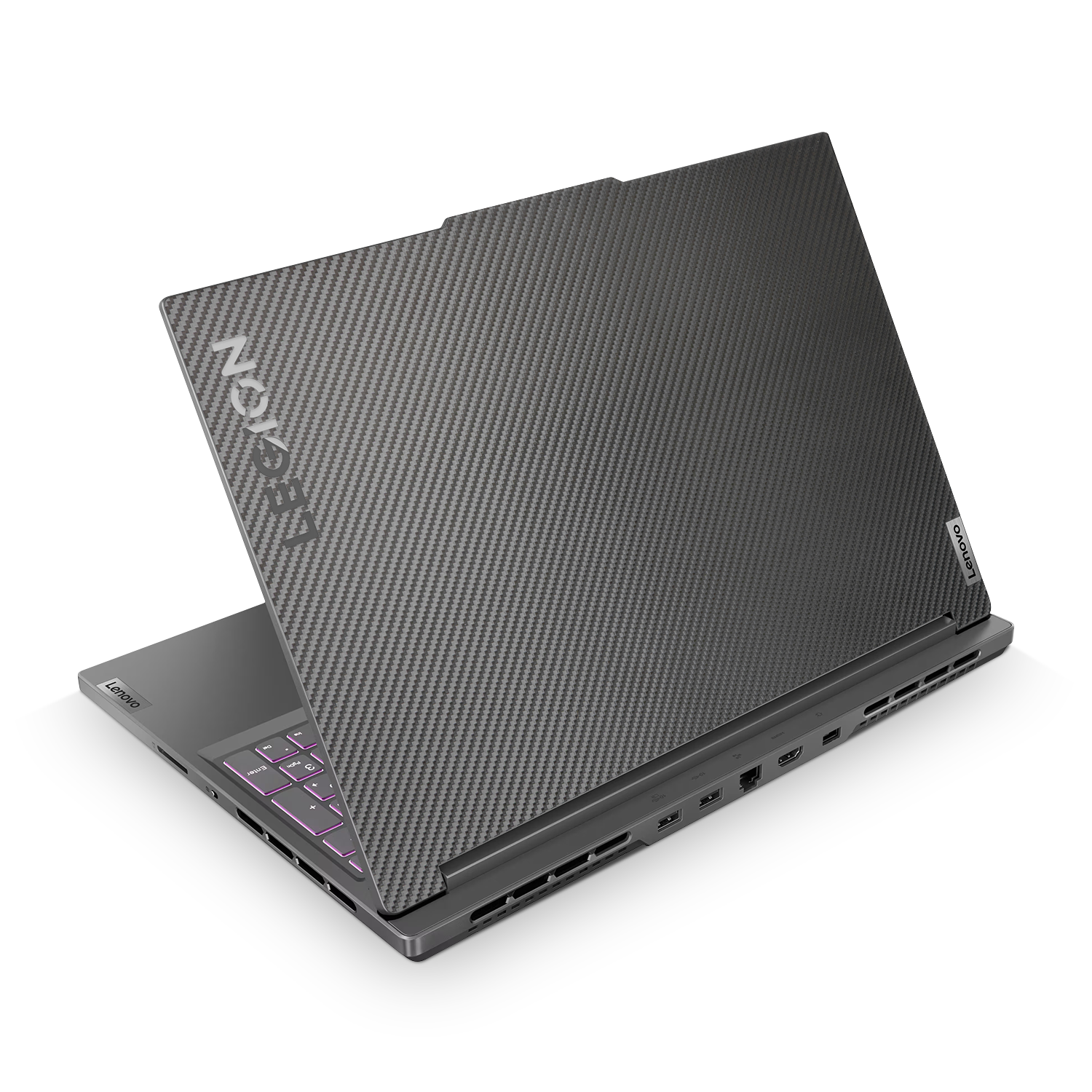 Lenovo Legion Slim 5 16 2023 Essentials Black Carbon Fiber Skin Wrap Cover