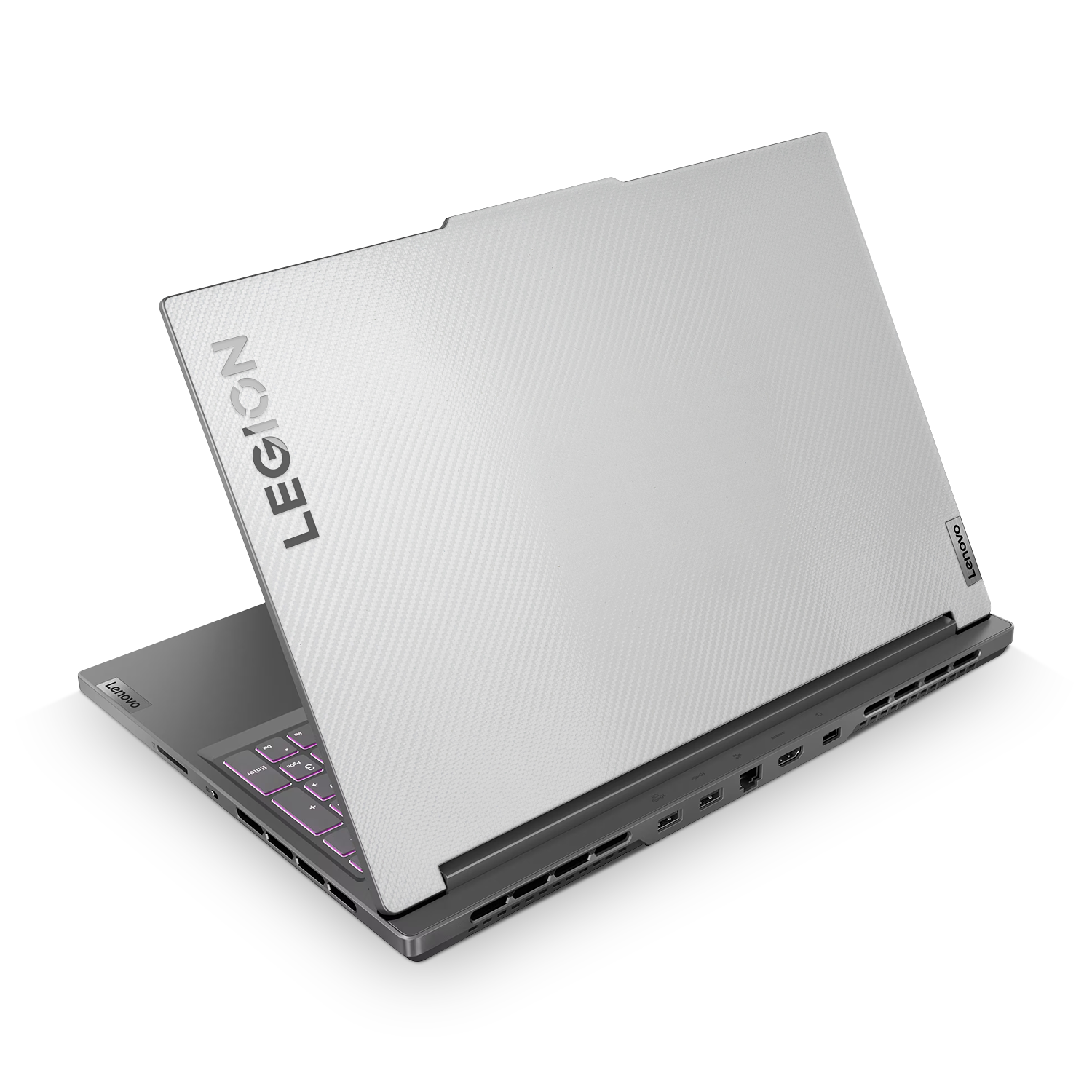 Lenovo Legion Slim 5 16 2023 Essentials White Carbon Fiber Skin Wrap Cover