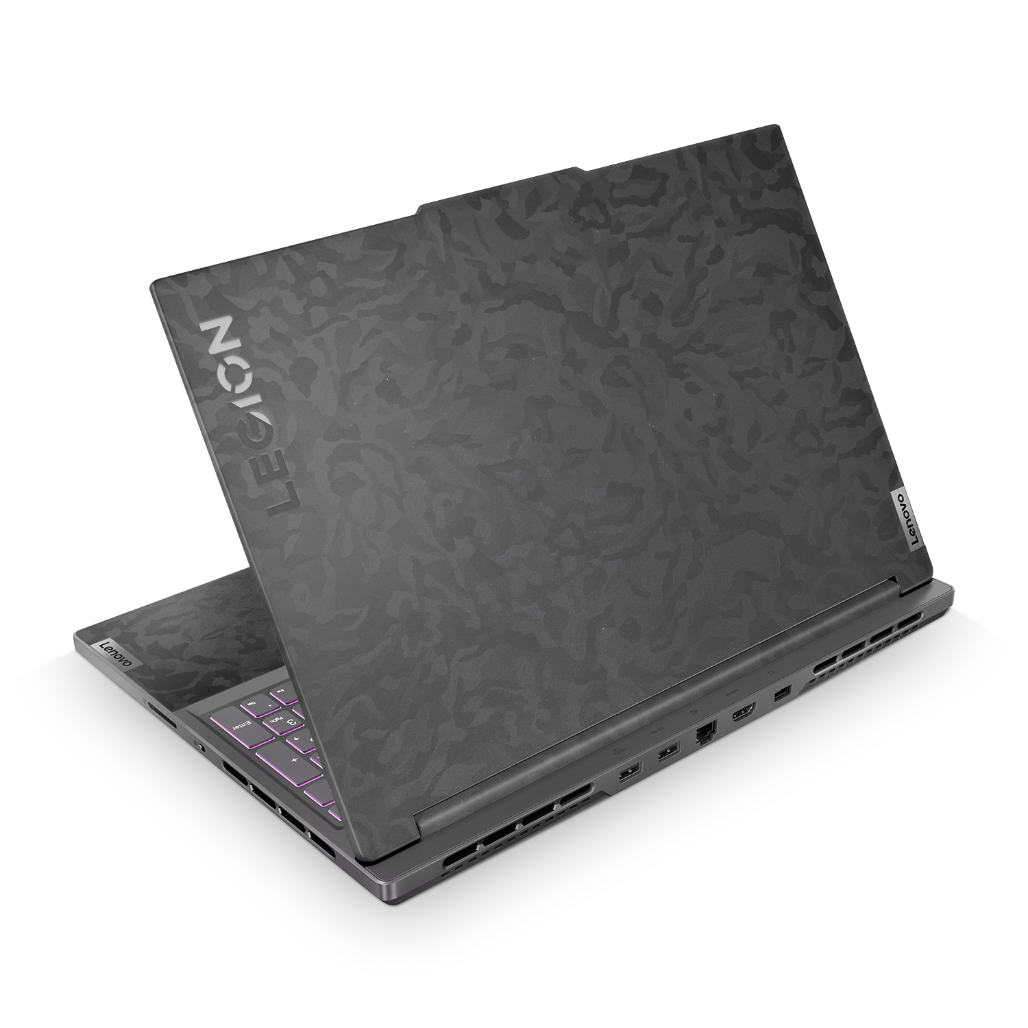 Lenovo Legion Slim 5 16 2023 Professional Black Camo Skin Wrap Cover