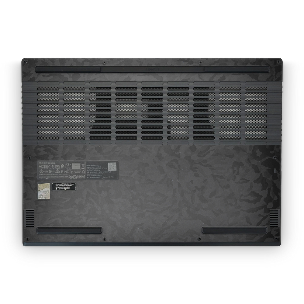 Lenovo Legion Slim 5 16 2023 Professional Bottom Black Camo Skin Wrap Cover