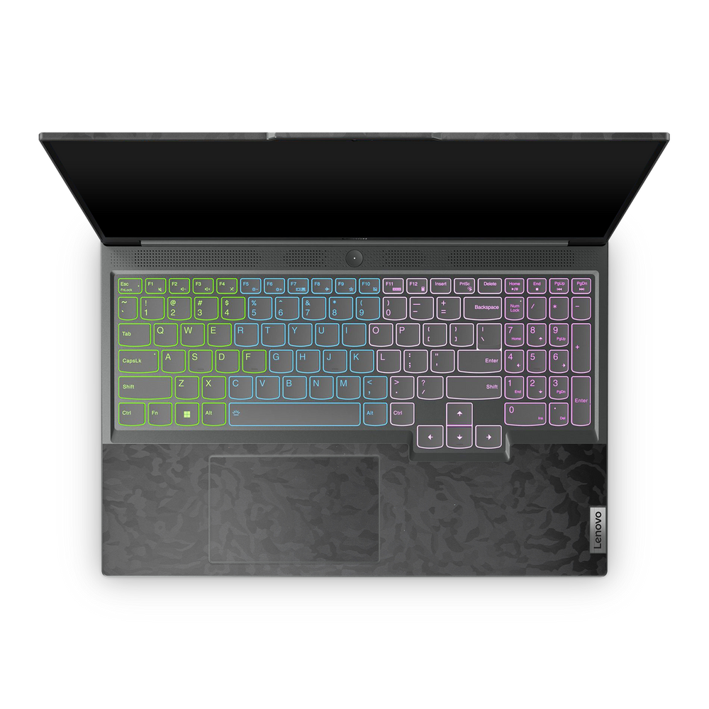 Lenovo Legion Slim 5 16 2023 Professional Interior Black Camo Skin Wrap Cover