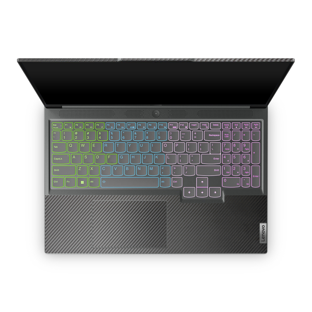 Lenovo Legion Slim 5 16 2023 Professional Interior Black Carbon Fiber Skin Wrap Cover
