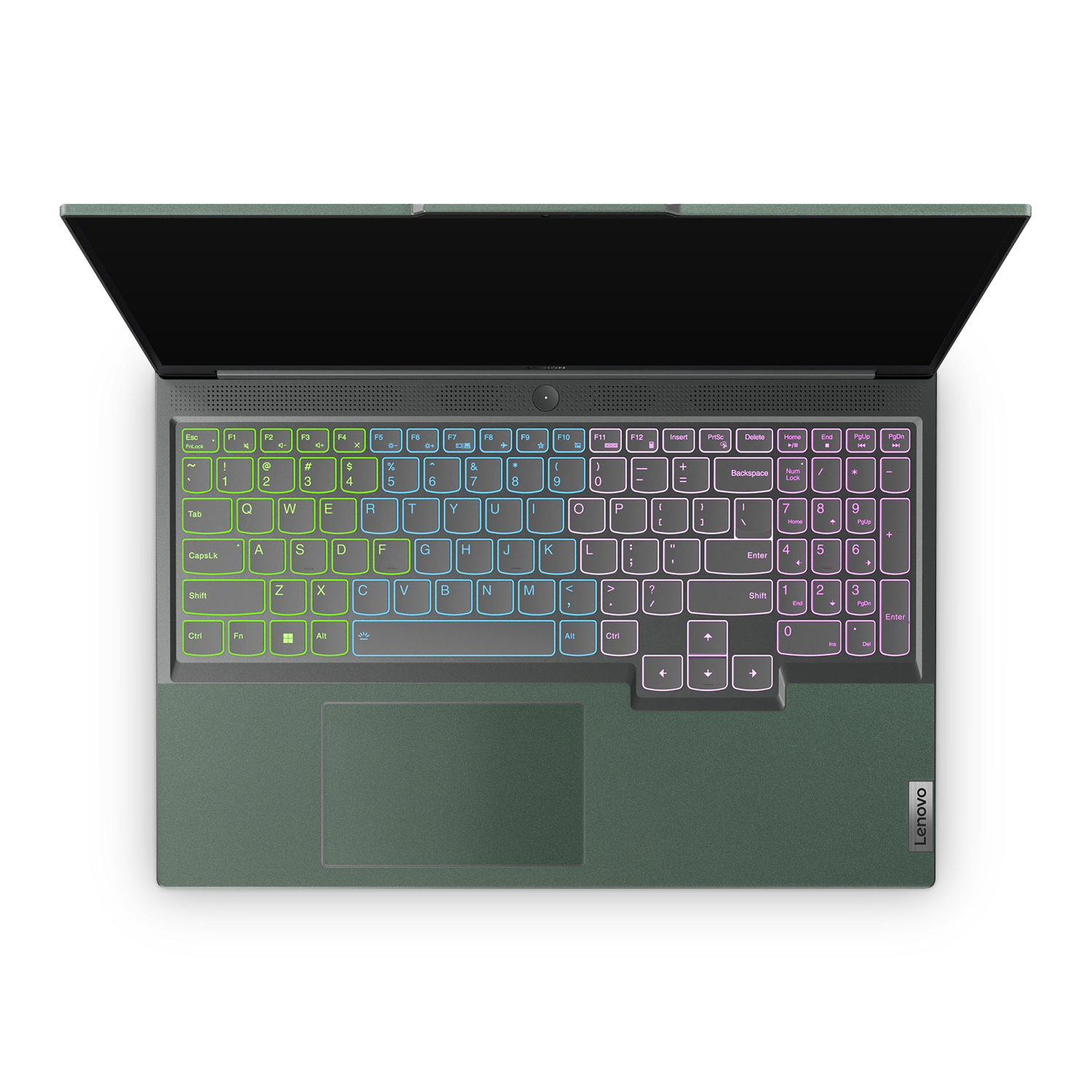 Lenovo Legion Slim 5 16" 2023 Professional Interior Matte Green Metallic Skin Wrap Cover