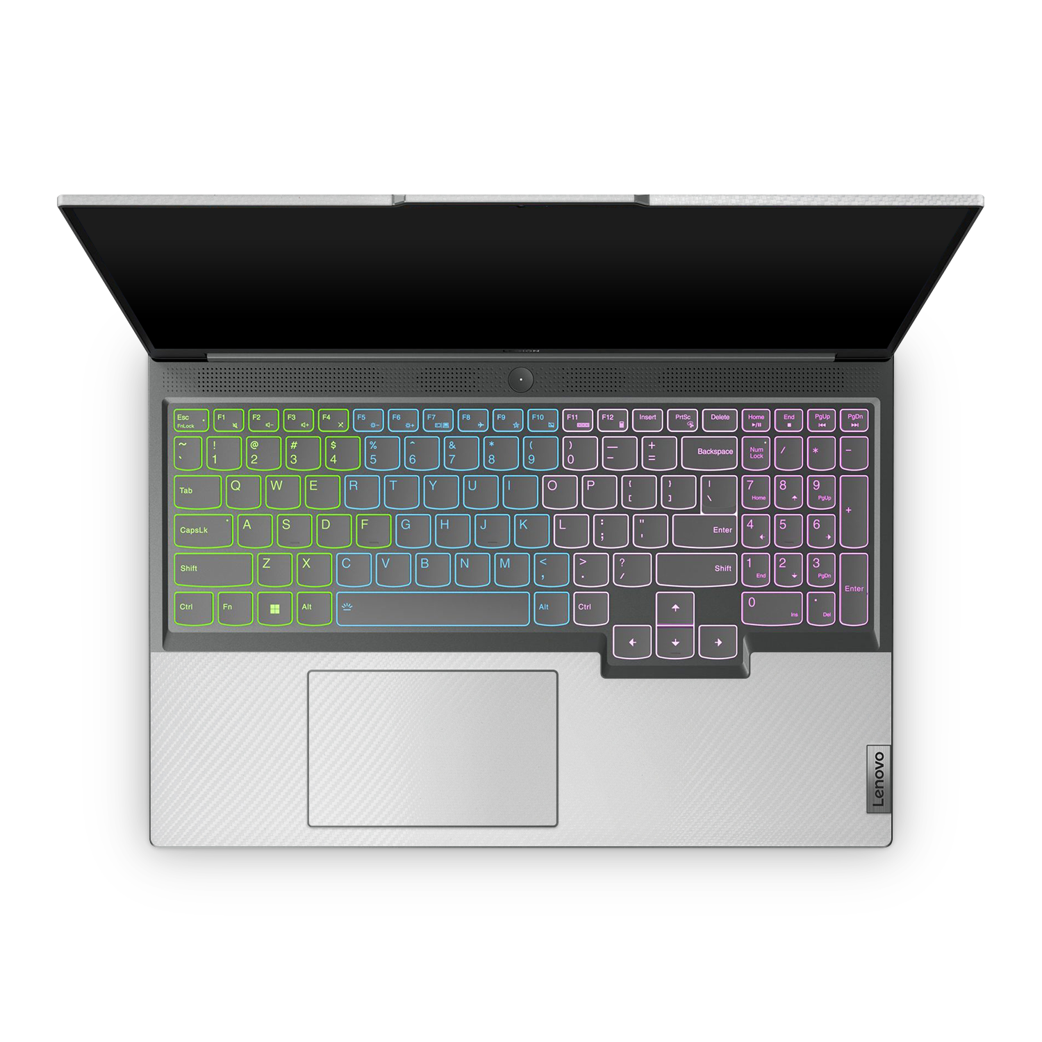 Lenovo Legion Slim 5 16 2023 Professional Interior White Carbon Fiber Skin Wrap Cover
