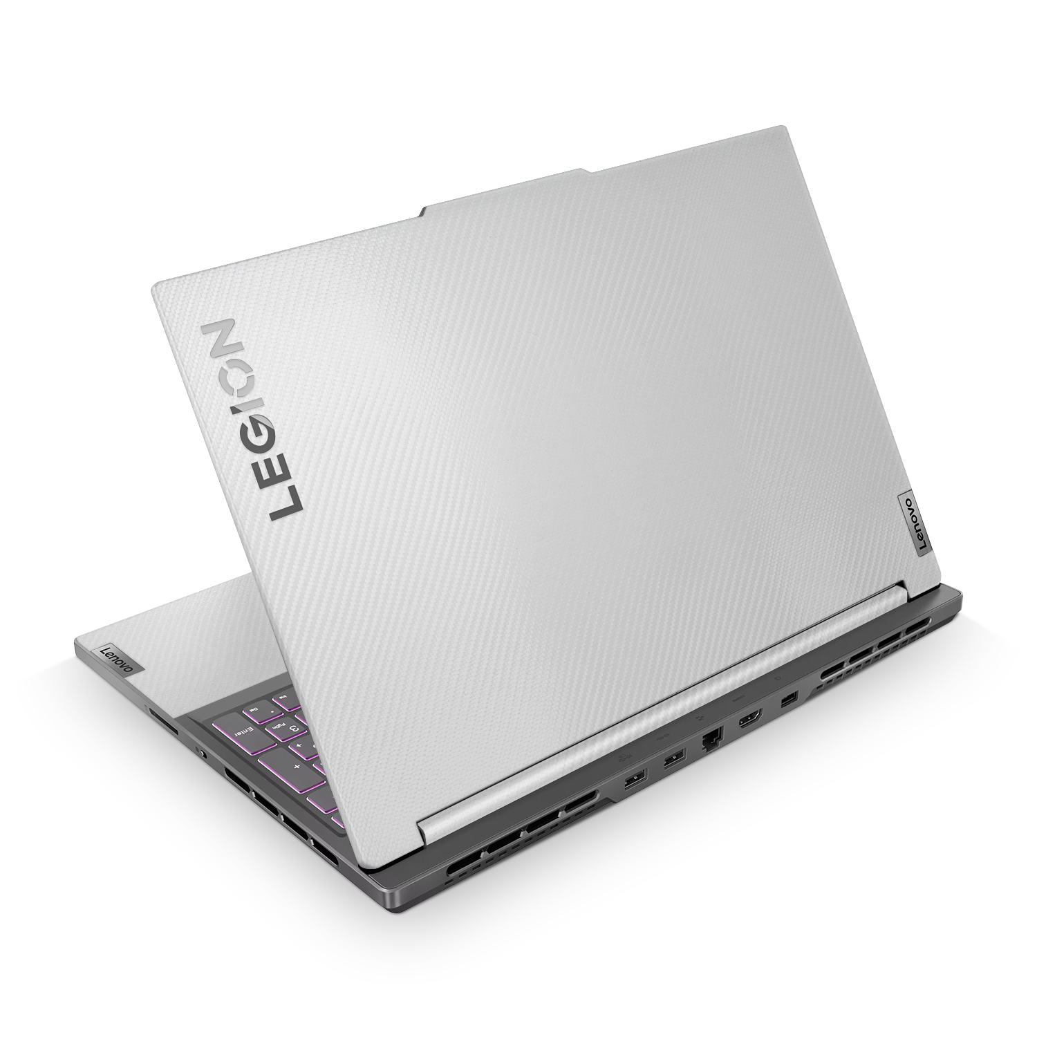 Lenovo Legion Slim 5 16 2023 Professional White Carbon Fiber Skin Wrap Cover
