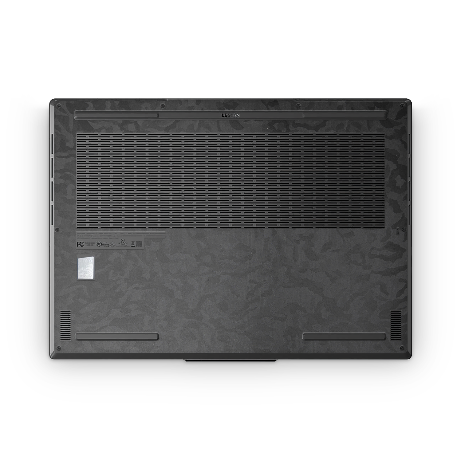 Lenovo Legion Slim 7 2023 Professional Bottom Black Camo Skin Wrap Cover