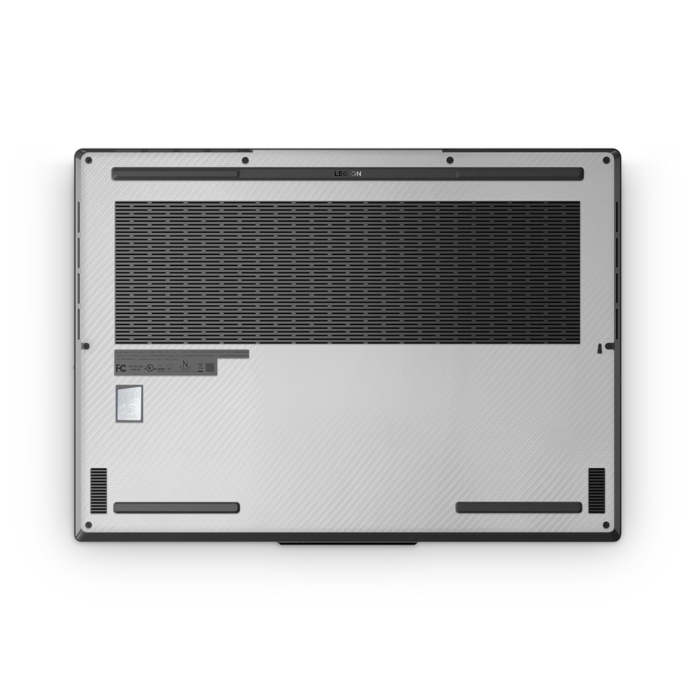 Lenovo Legion Slim 7 2023 Professional Bottom White Carbon Fiber Skin Wrap Cover