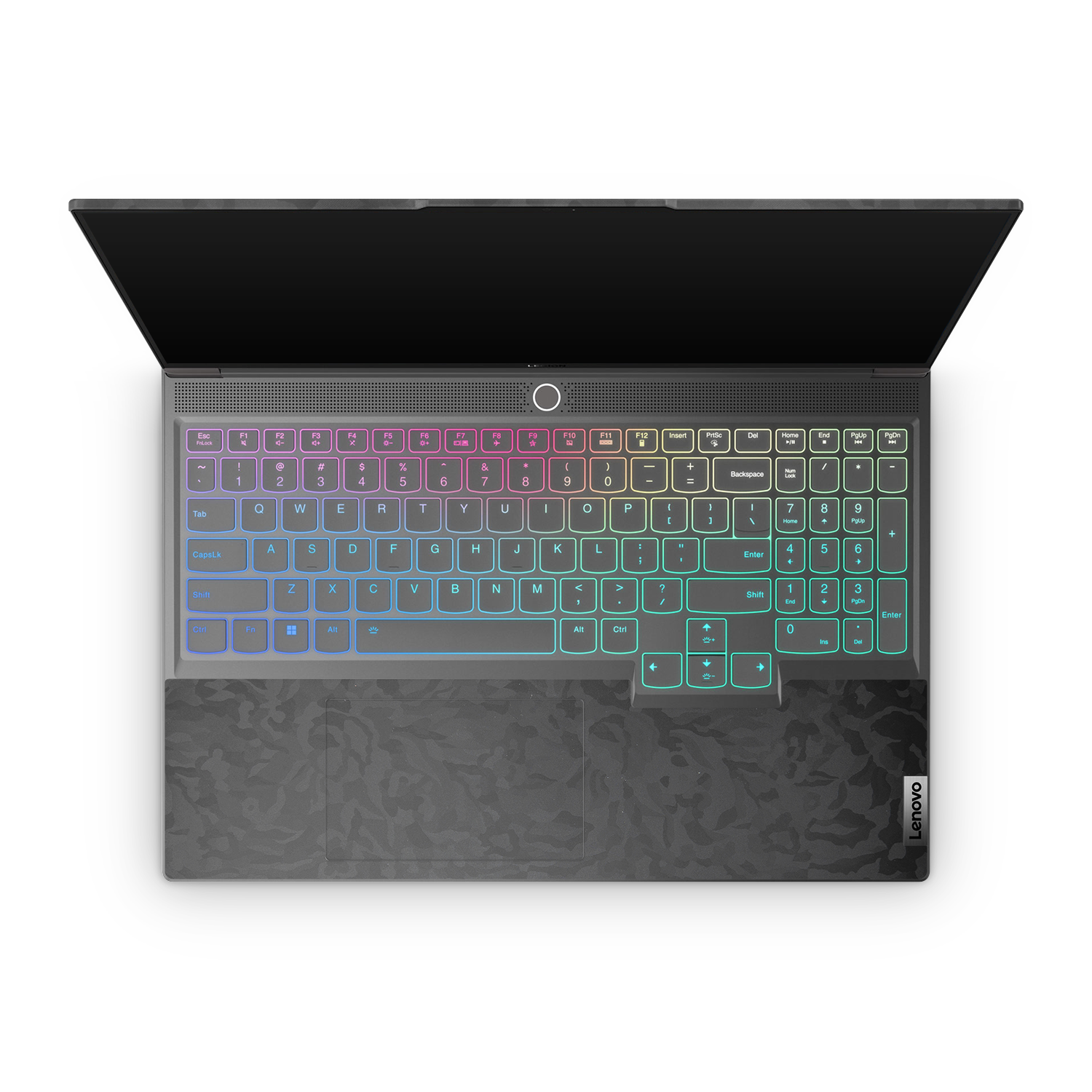 Lenovo Legion Slim 7 2023 Professional Interior Black Camo Skin Wrap Cover