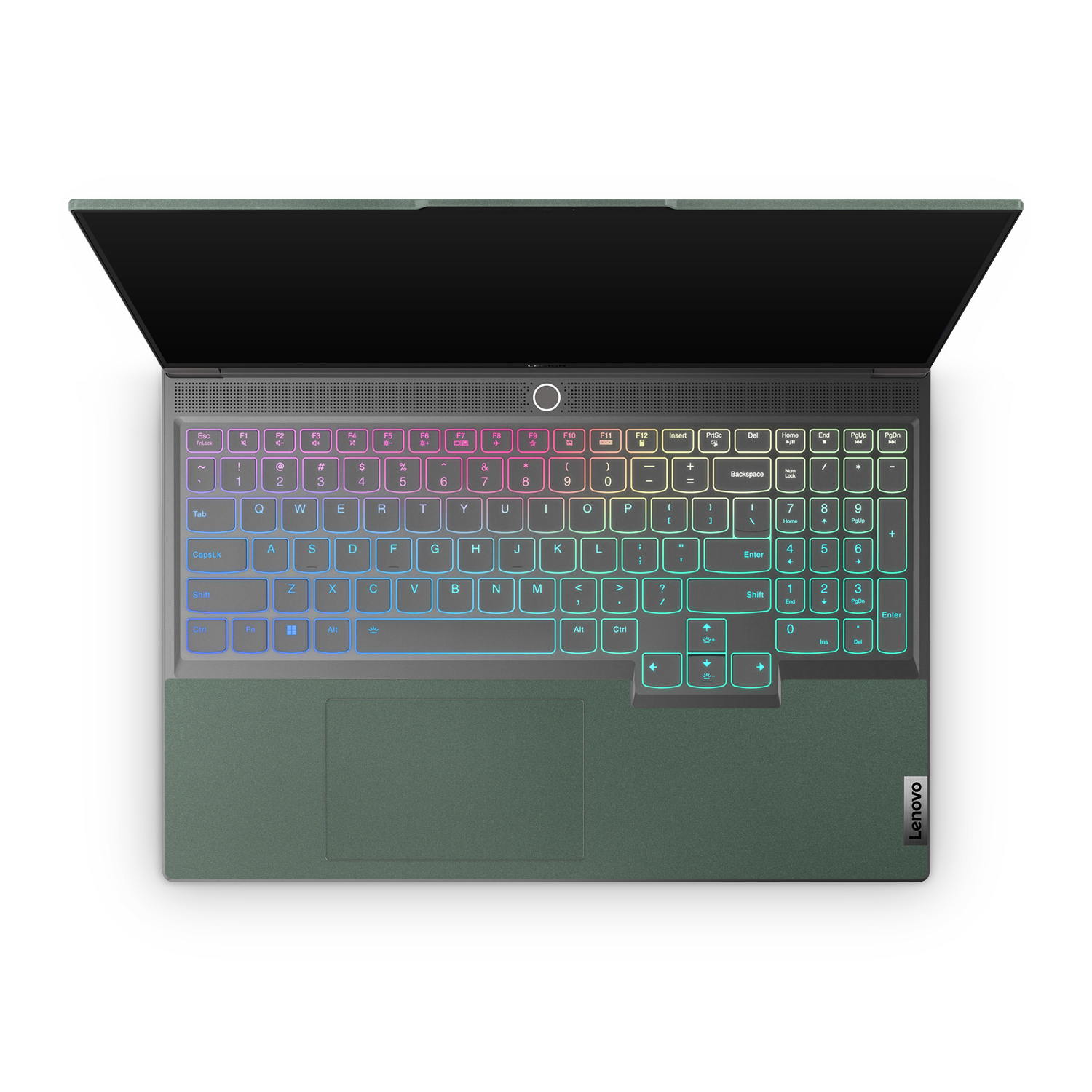 Lenovo Legion Slim 7 2023 Professional Interior Matte Green Metallic Skin Wrap Cover