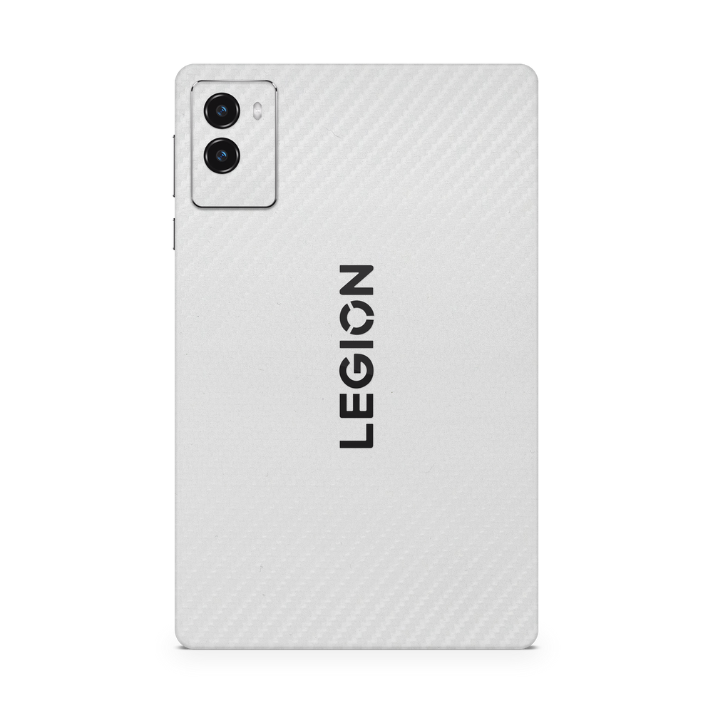 Lenovo Legion Tab Gen 3 2025 Premium White Carbon Fiber Skin Wrap Cover