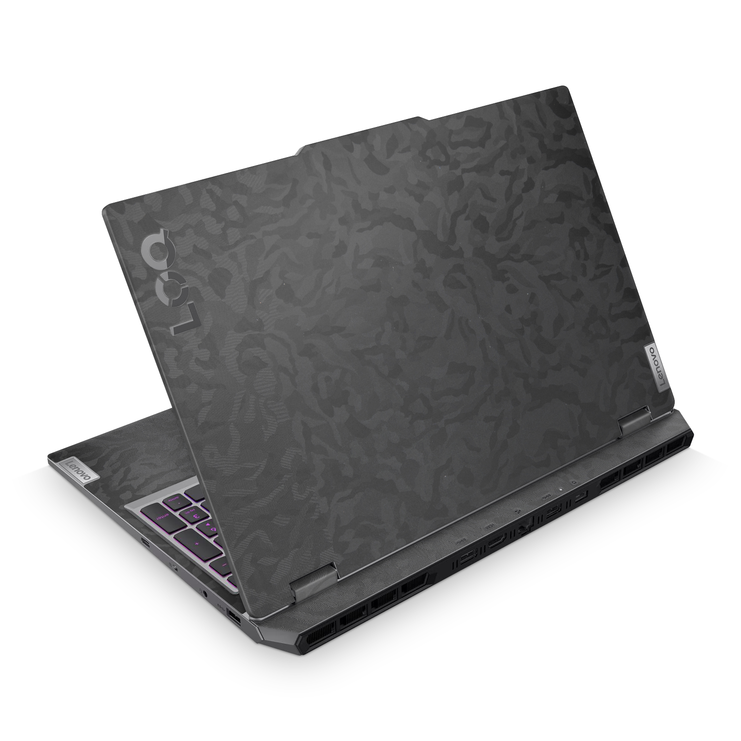 Lenovo Loq 15 2025 Professional Black Camo Skin Wrap Cover