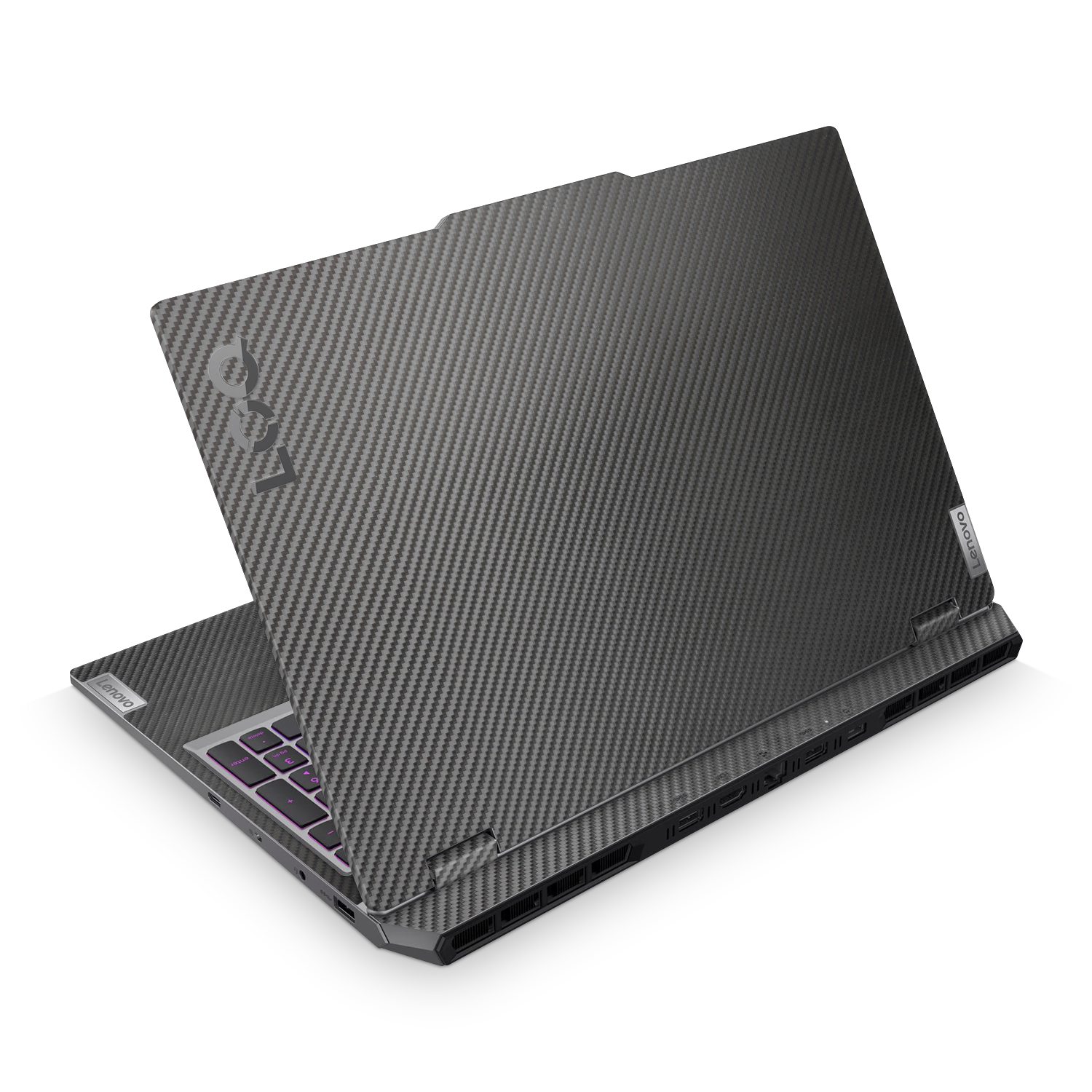Lenovo Loq 15 2025 Professional Black Carbon Fiber Skin Wrap Cover