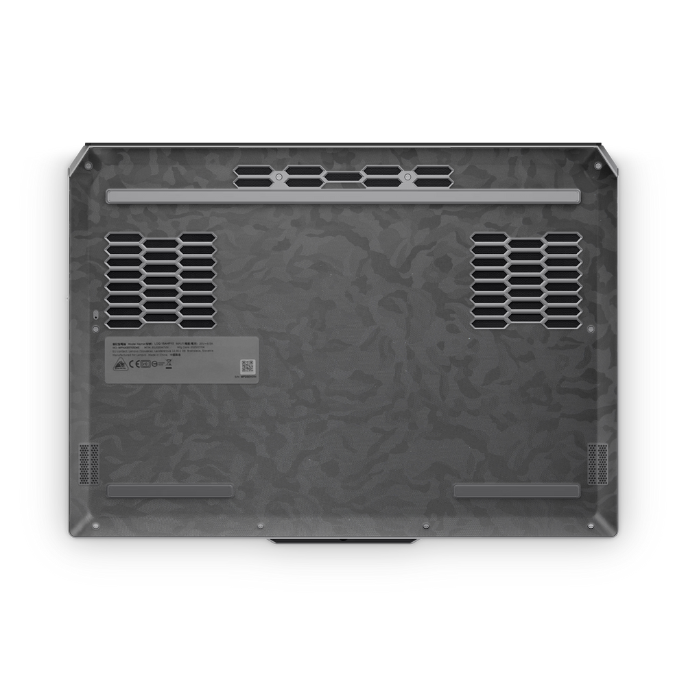 Lenovo Loq 15 2025 Professional Bottom Black Camo Skin Wrap Cover