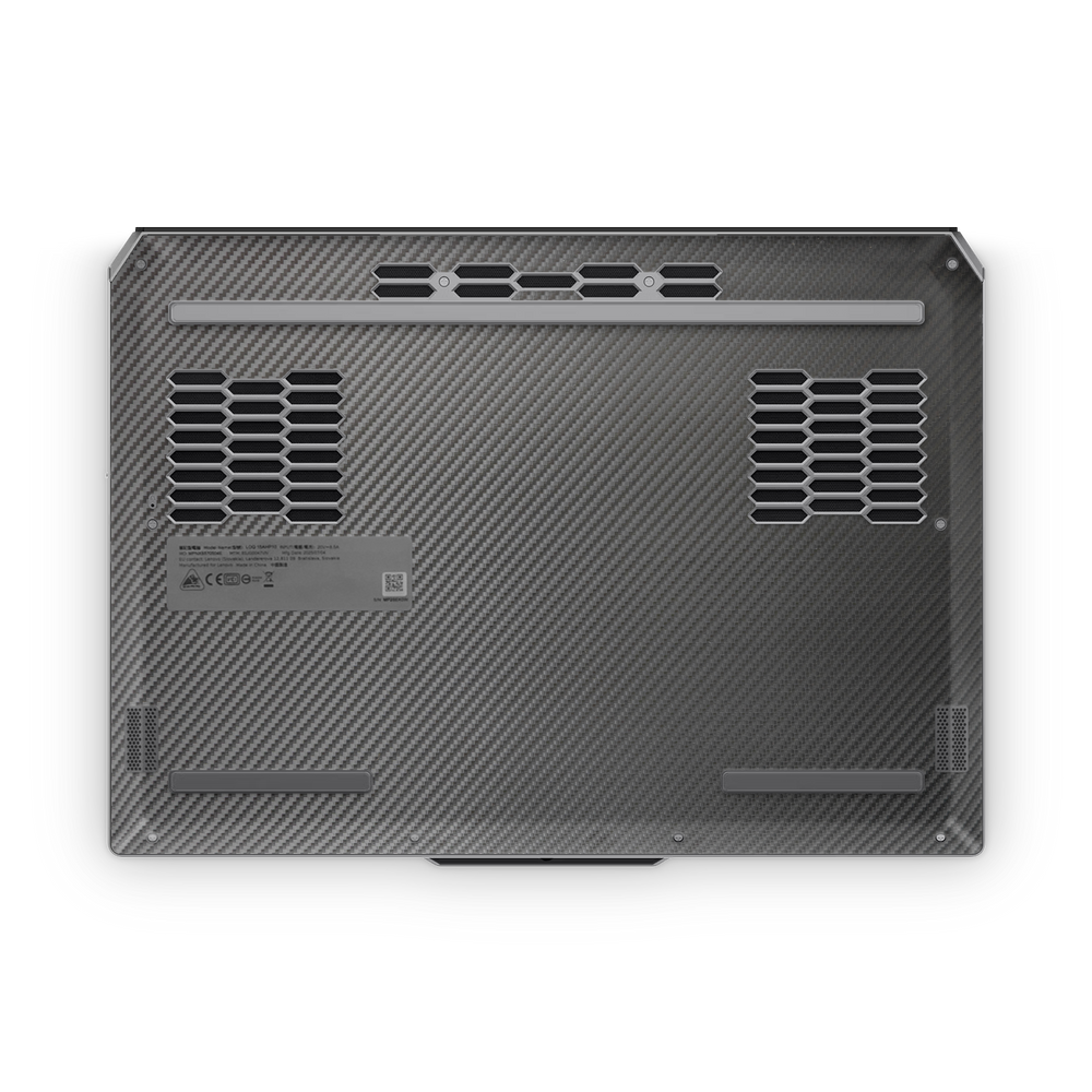 Lenovo Loq 15 2025 Professional Bottom Black Carbon Fiber Skin Wrap Cover