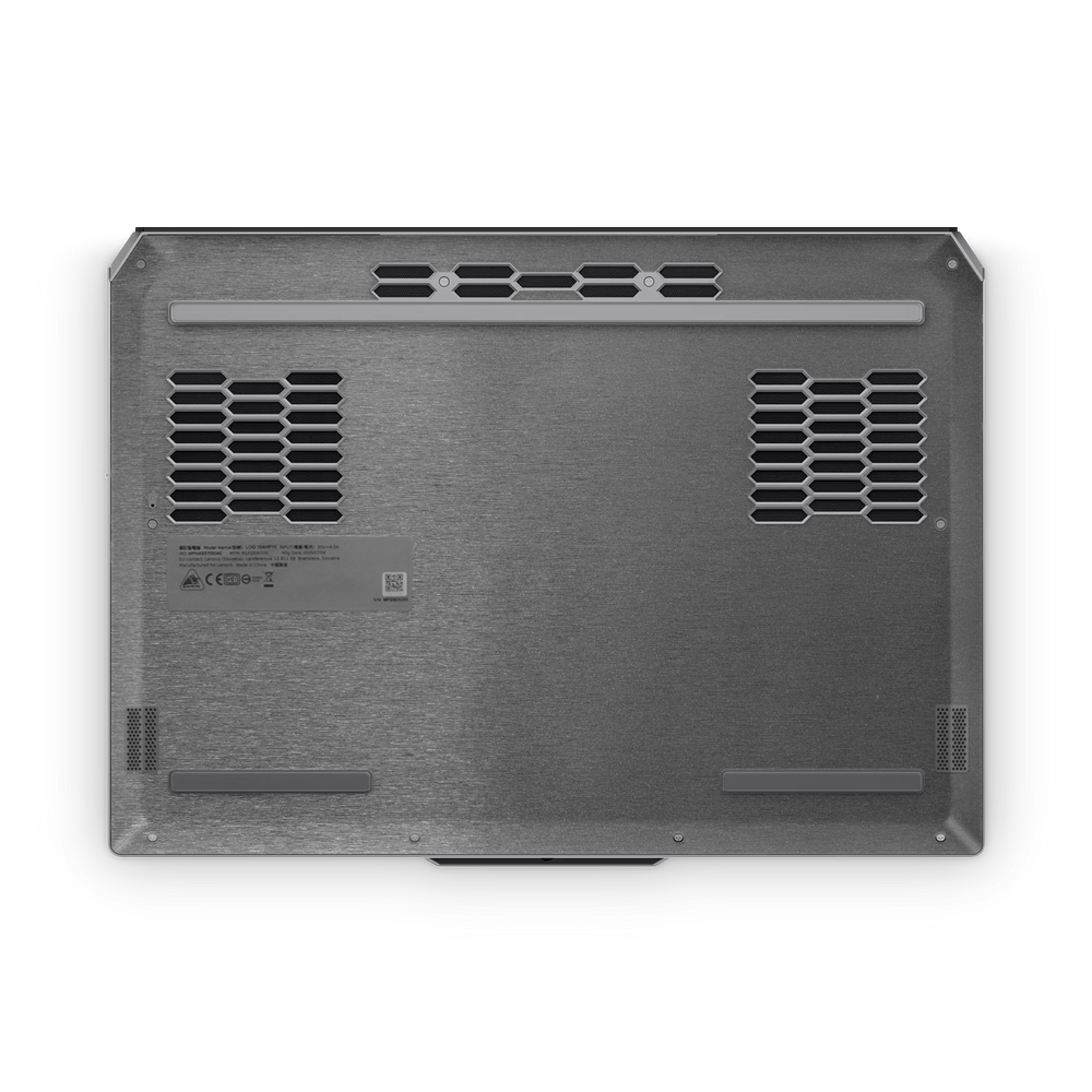 Lenovo Loq 15 2025 Professional Bottom Brushed Black Skin Wrap Cover