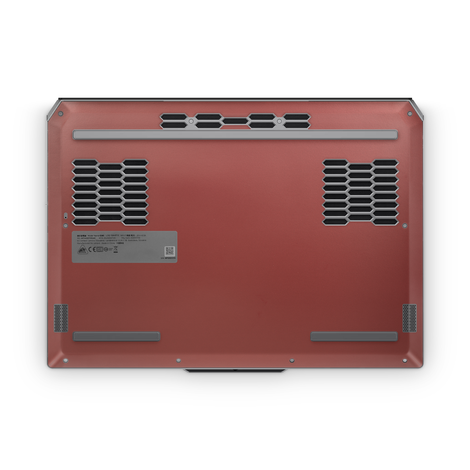 Lenovo LOQ 16 2025 Professional Bottom Vampire Red Skin Wrap Cover