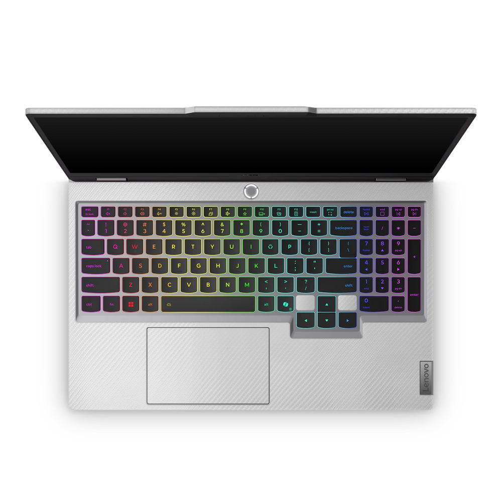Lenovo Loq 15 2025 Professional Interior White Carbon Fiber Skin Wrap Cover