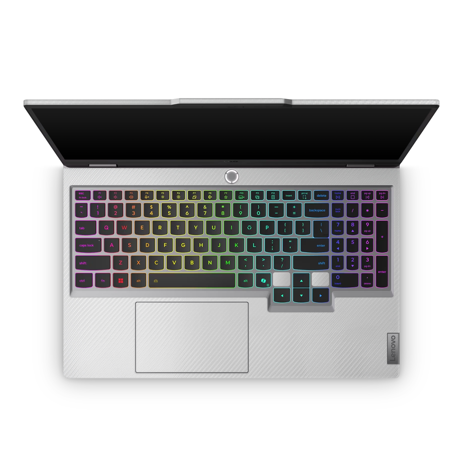 Lenovo Loq 15 2025 Professional Interior White Carbon Fiber Skin Wrap Cover