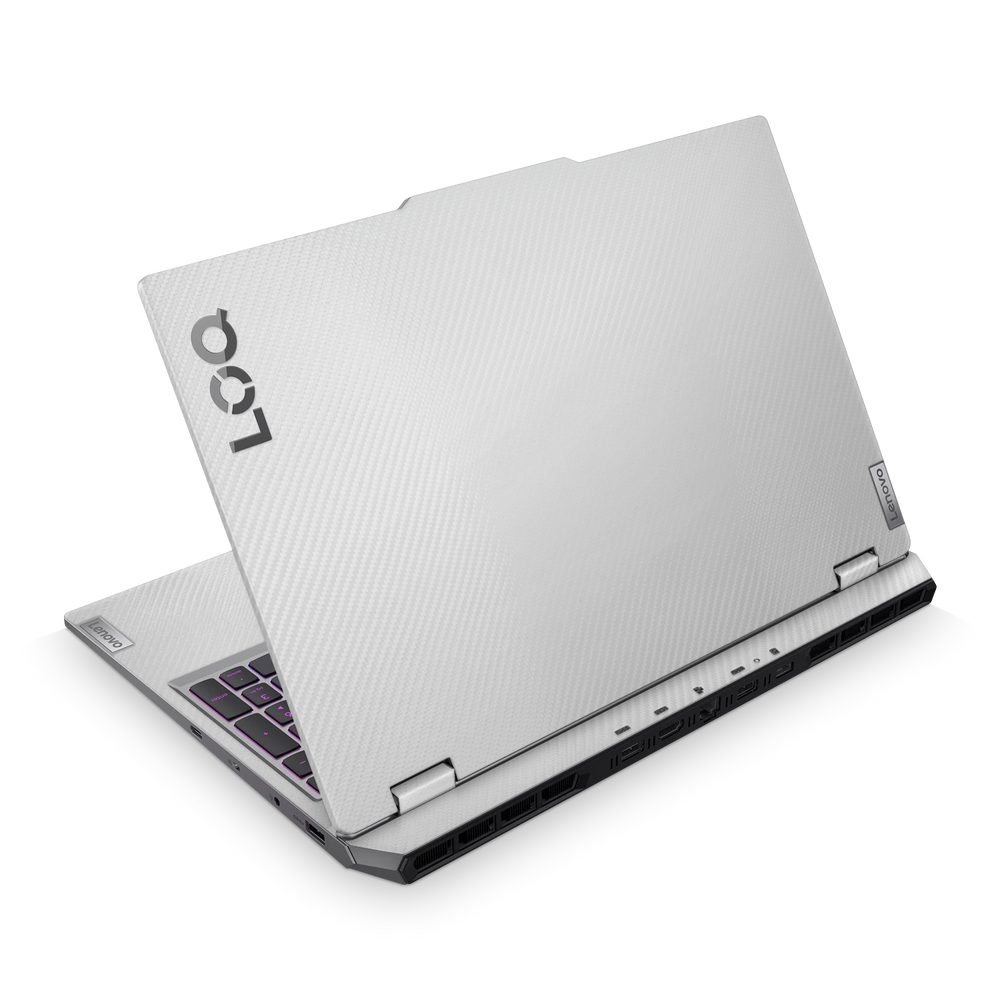 Lenovo Loq 15 2025 Professional White Carbon Fiber Skin Wrap Cover