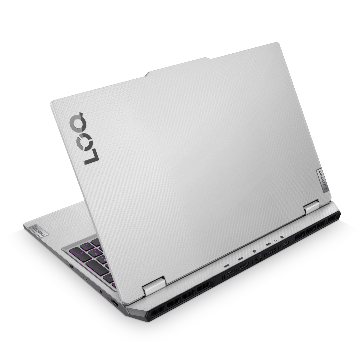 Lenovo Loq 15 2025 Professional White Carbon Fiber Skin Wrap Cover