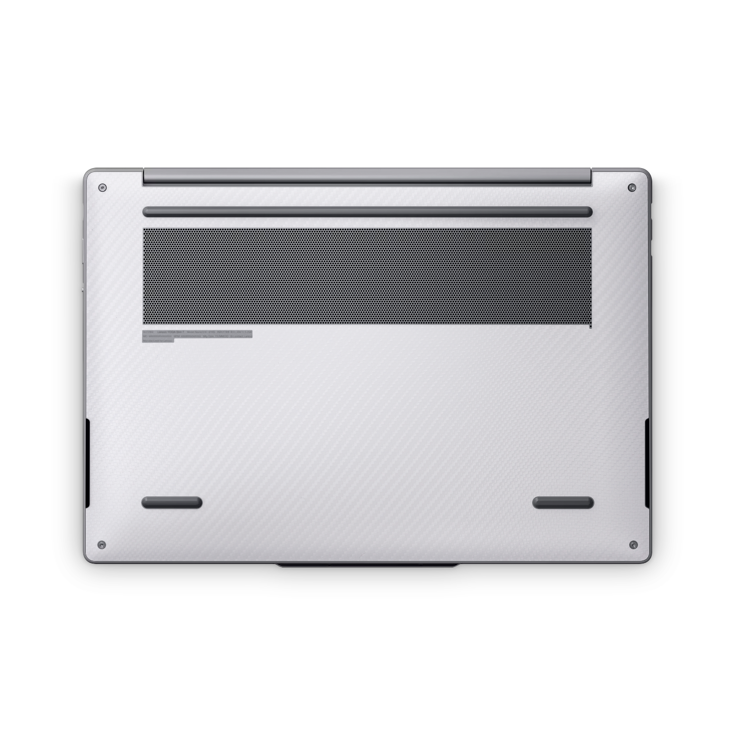 Lenovo Slim 7 Aura Gen 11 2026 Professional Bottom White Carbon Fiber Skin Wrap Cover