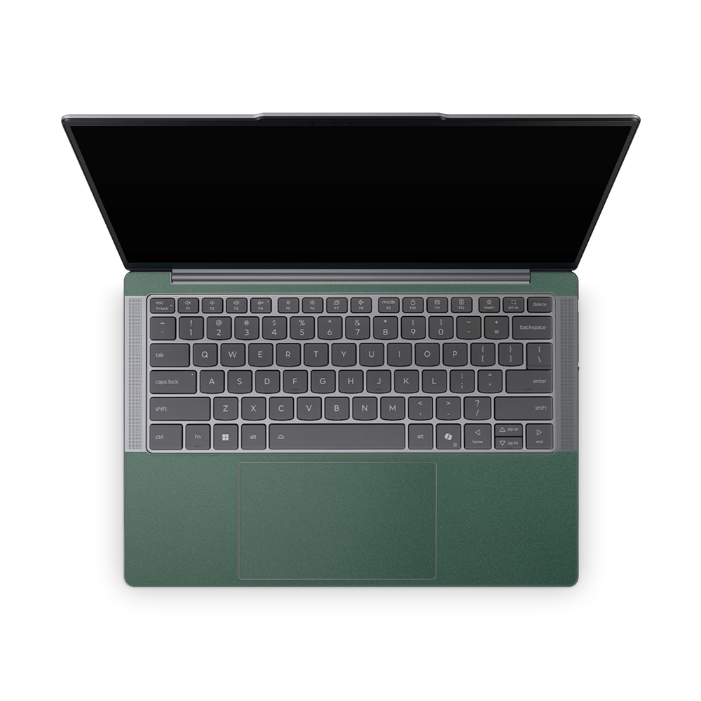 Lenovo Slim 7 Aura Gen 11 2026 Professional Interior Matte Green Metallic Skin Wrap Cover