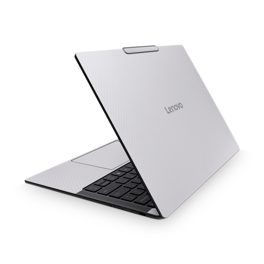 Lenovo Slim 7 Aura Gen 11 2026 Professional White Carbon Fiber Skin Wrap Cover