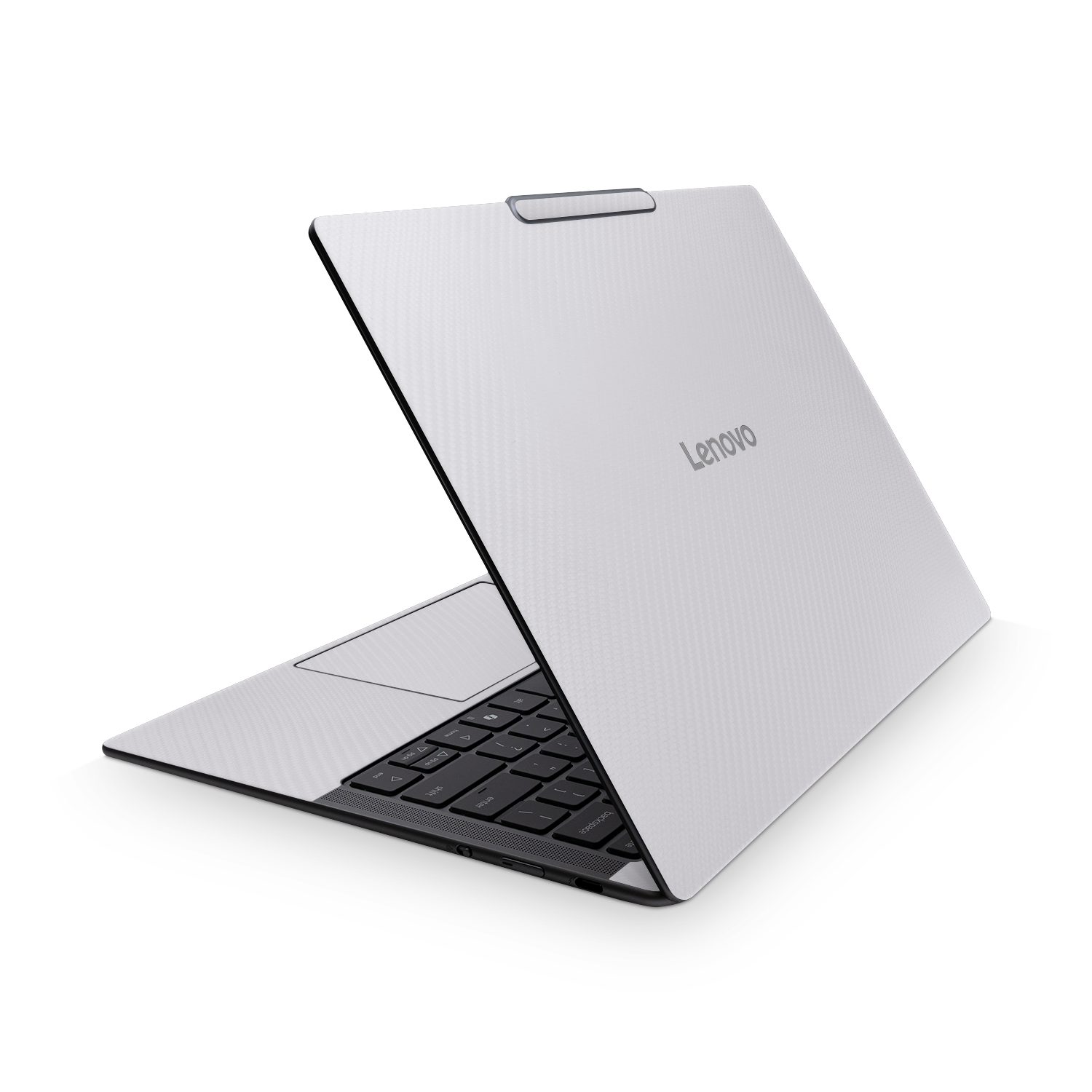Lenovo Slim 7 Aura Gen 11 2026 Professional White Carbon Fiber Skin Wrap Cover