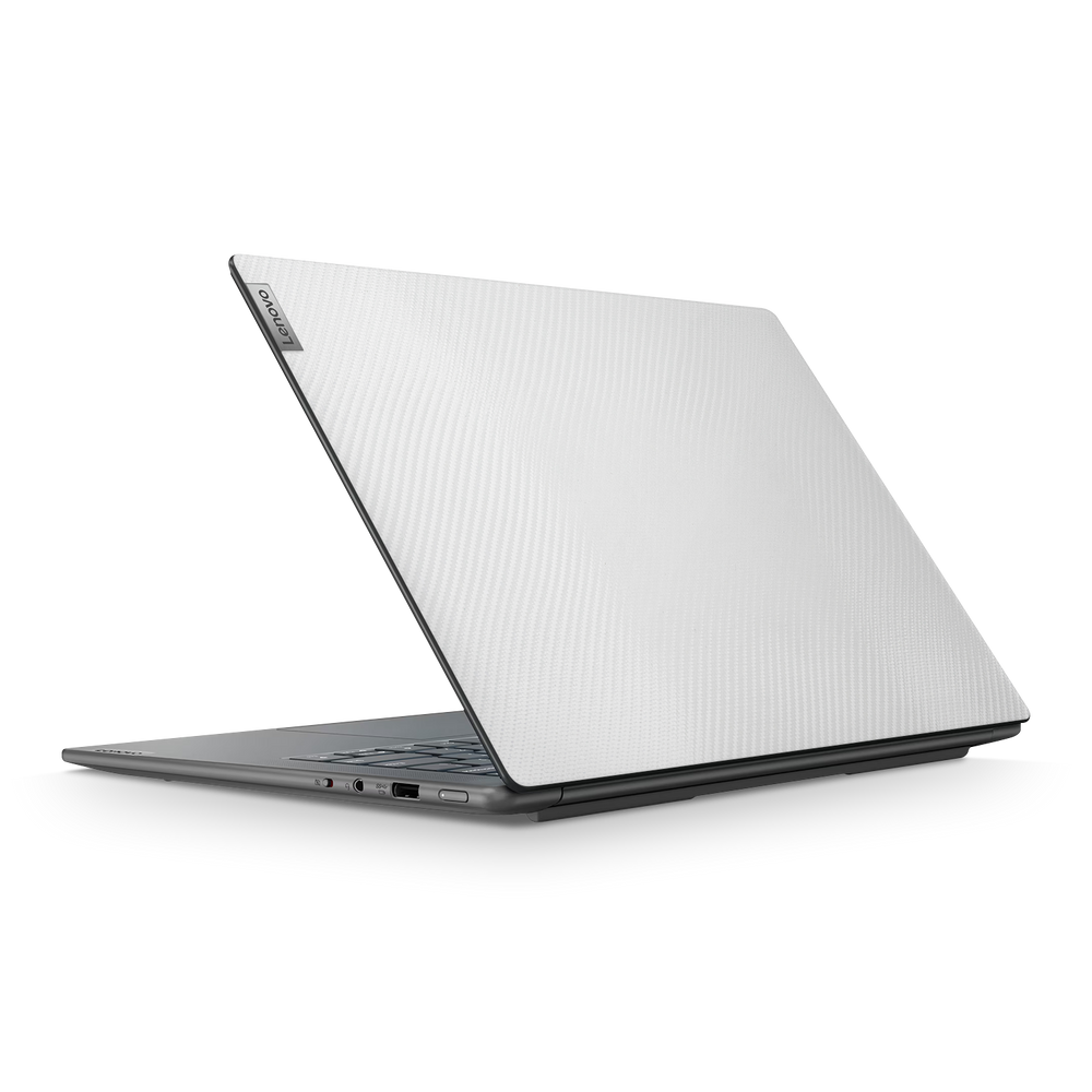 Lenovo Slim Professional 7 14 2023 Essentials White Carbon Fiber Skin Wrap Cover