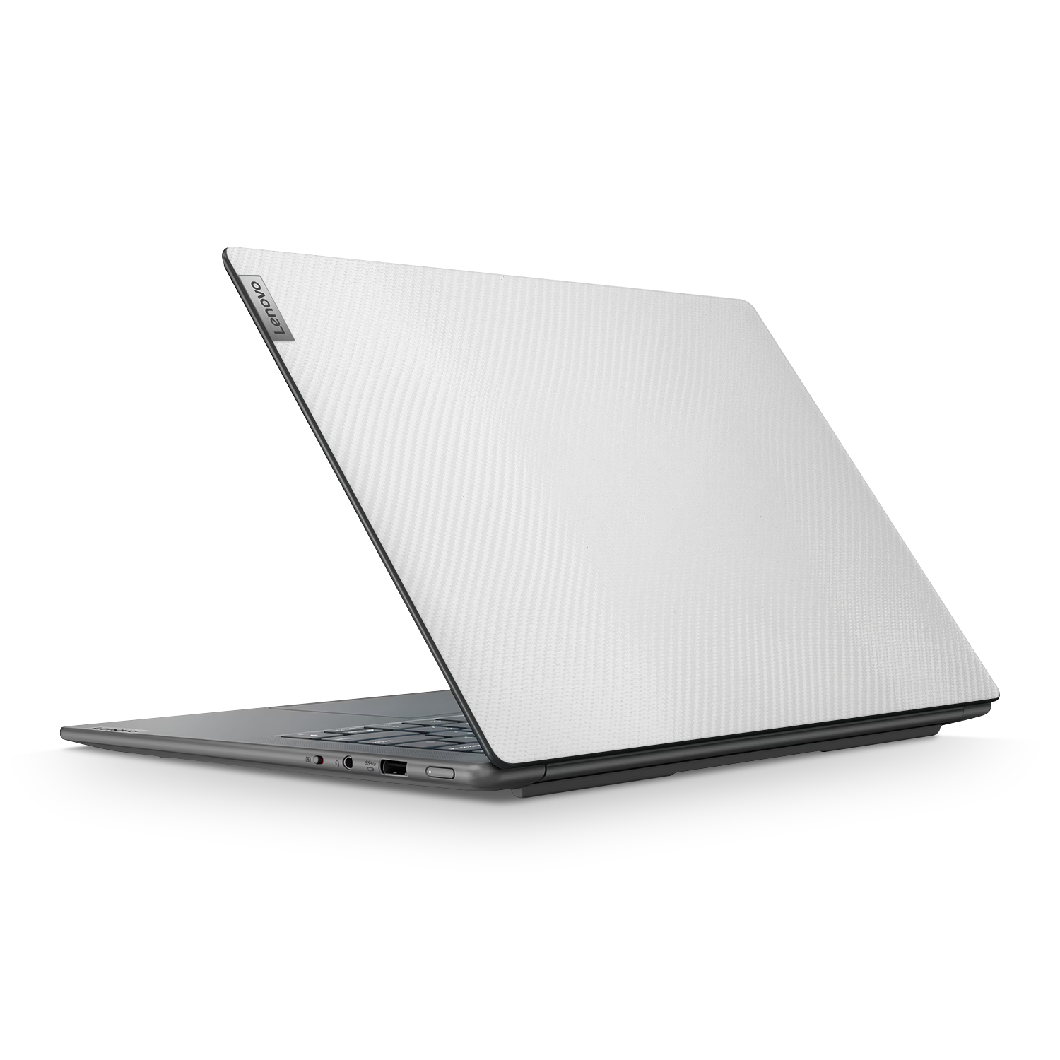 Lenovo Slim Professional 7 14 2023 Essentials White Carbon Fiber Skin Wrap Cover