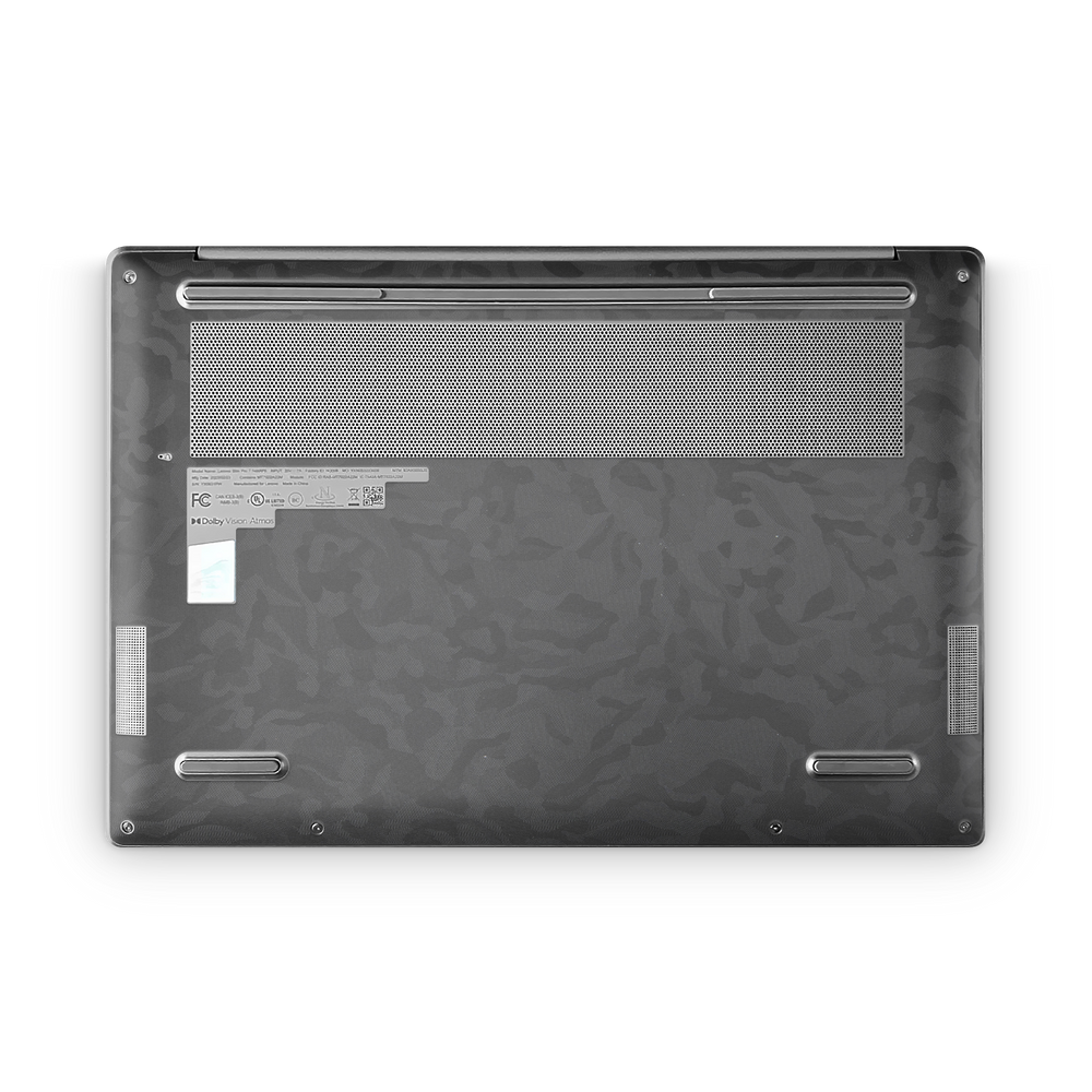 Lenovo Slim Professional 7 14 2023 Professional Bottom Black Camo Skin Wrap Cover
