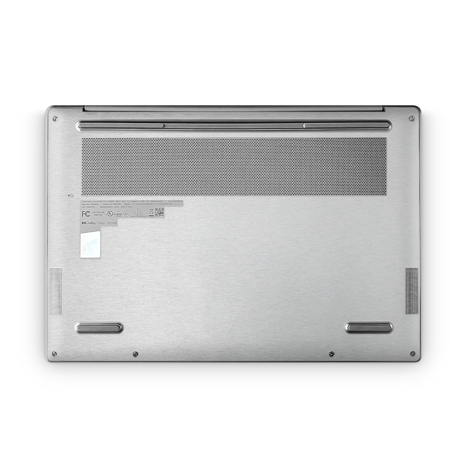 Lenovo Slim Professional 7 14 2023 Professional Bottom Brushed Aluminum Skin Wrap Cover