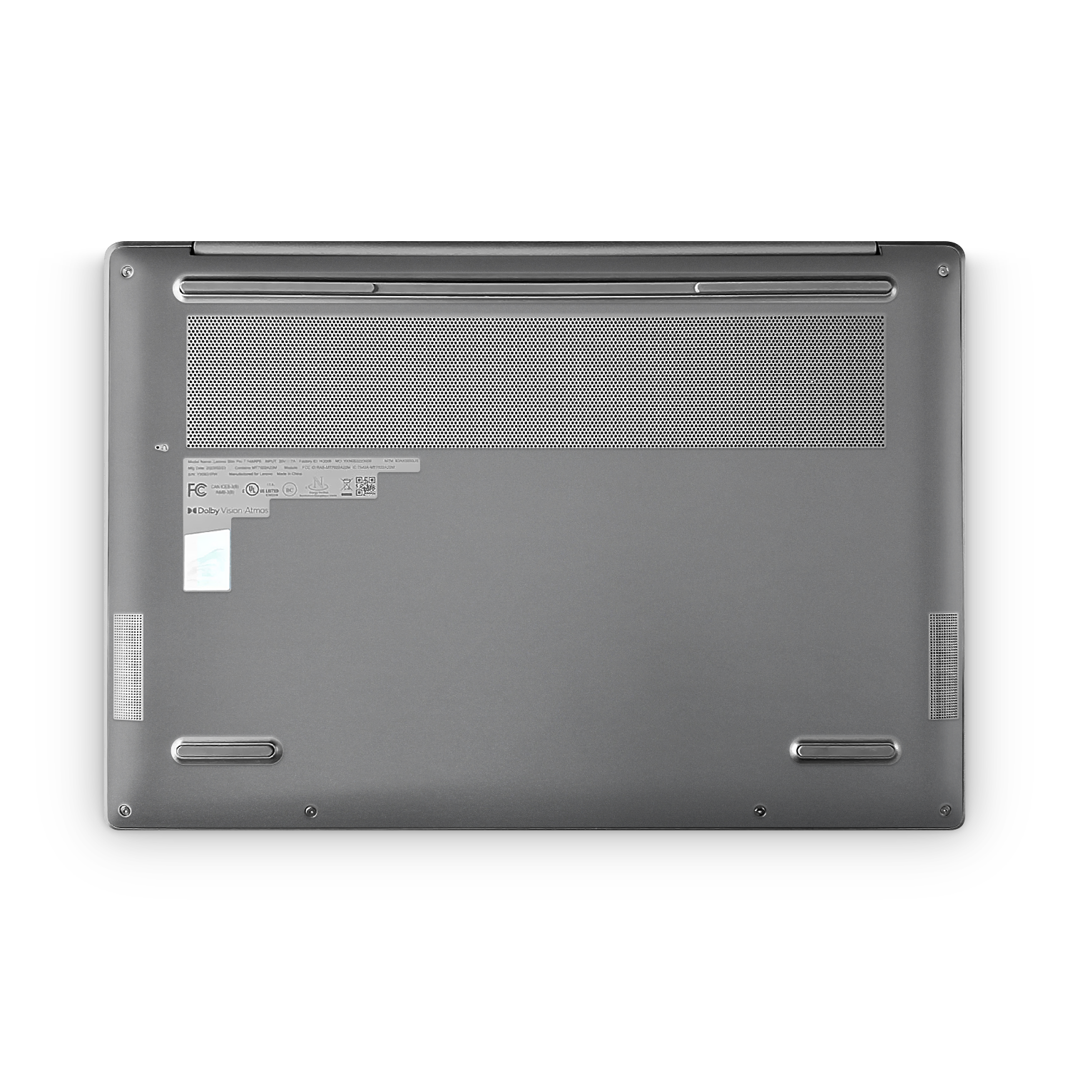 Lenovo Slim Professional 7 14 2023 Professional Bottom Charcoal Grey Skin Wrap Cover