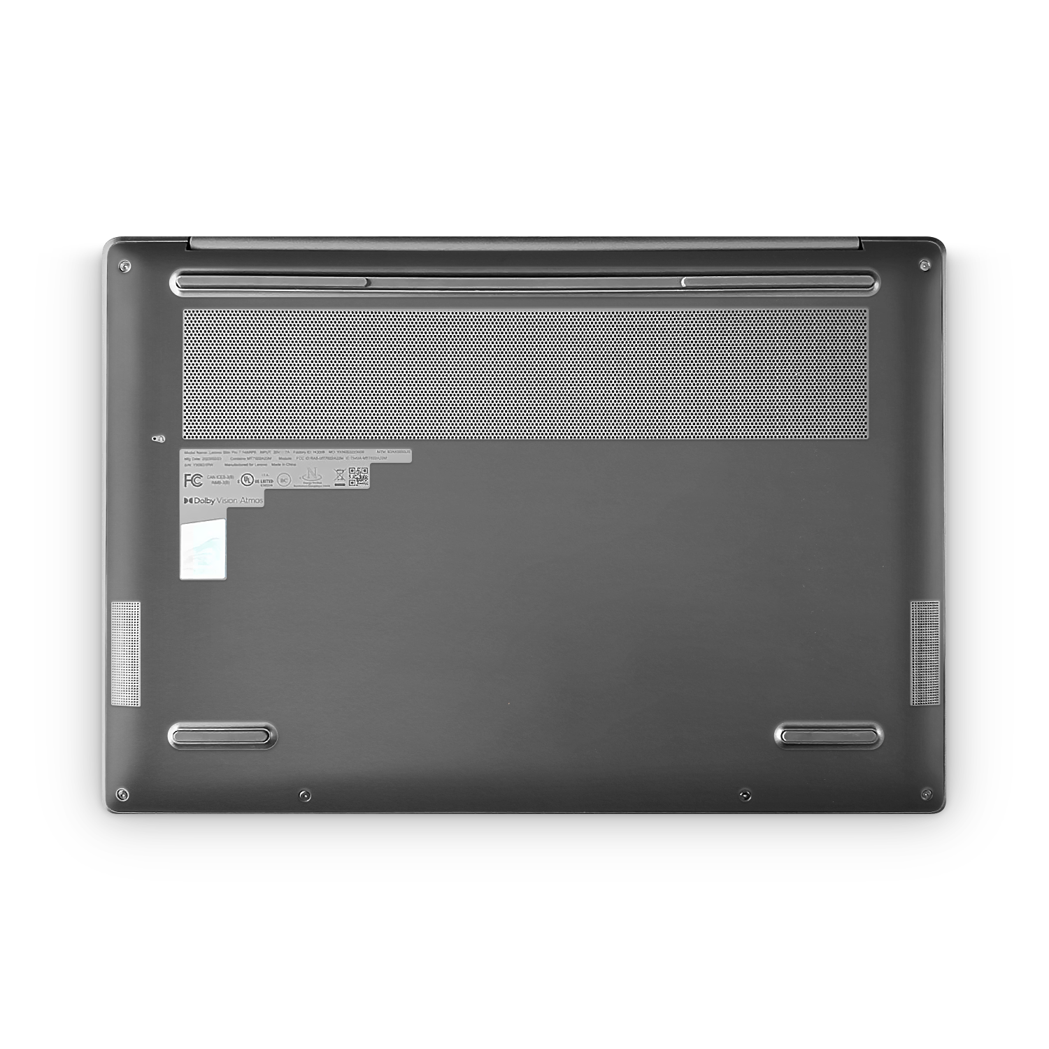 Lenovo Slim Professional 7 14 2023 Professional Bottom Matte Black Skin Wrap Cover