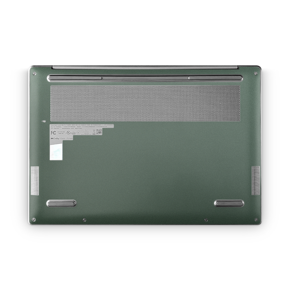 Lenovo Slim Pro 7 14" 2023 Professional Bottom Matte Green Metallic Skin Wrap Cover