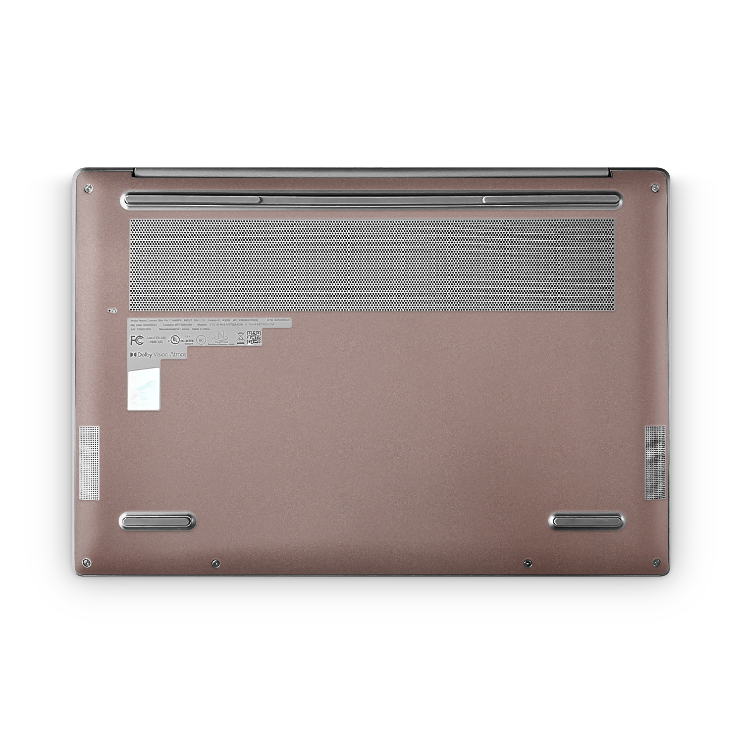 Lenovo Slim Professional 7 14 2023 Professional Bottom Satin Frozen Berry Skin Wrap Cover