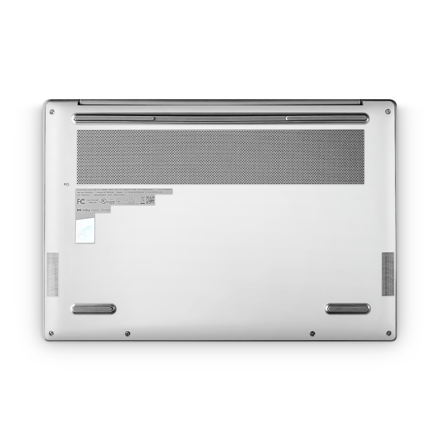 Lenovo Slim Professional 7 14 2023 Professional Bottom Satin White Skin Wrap Cover