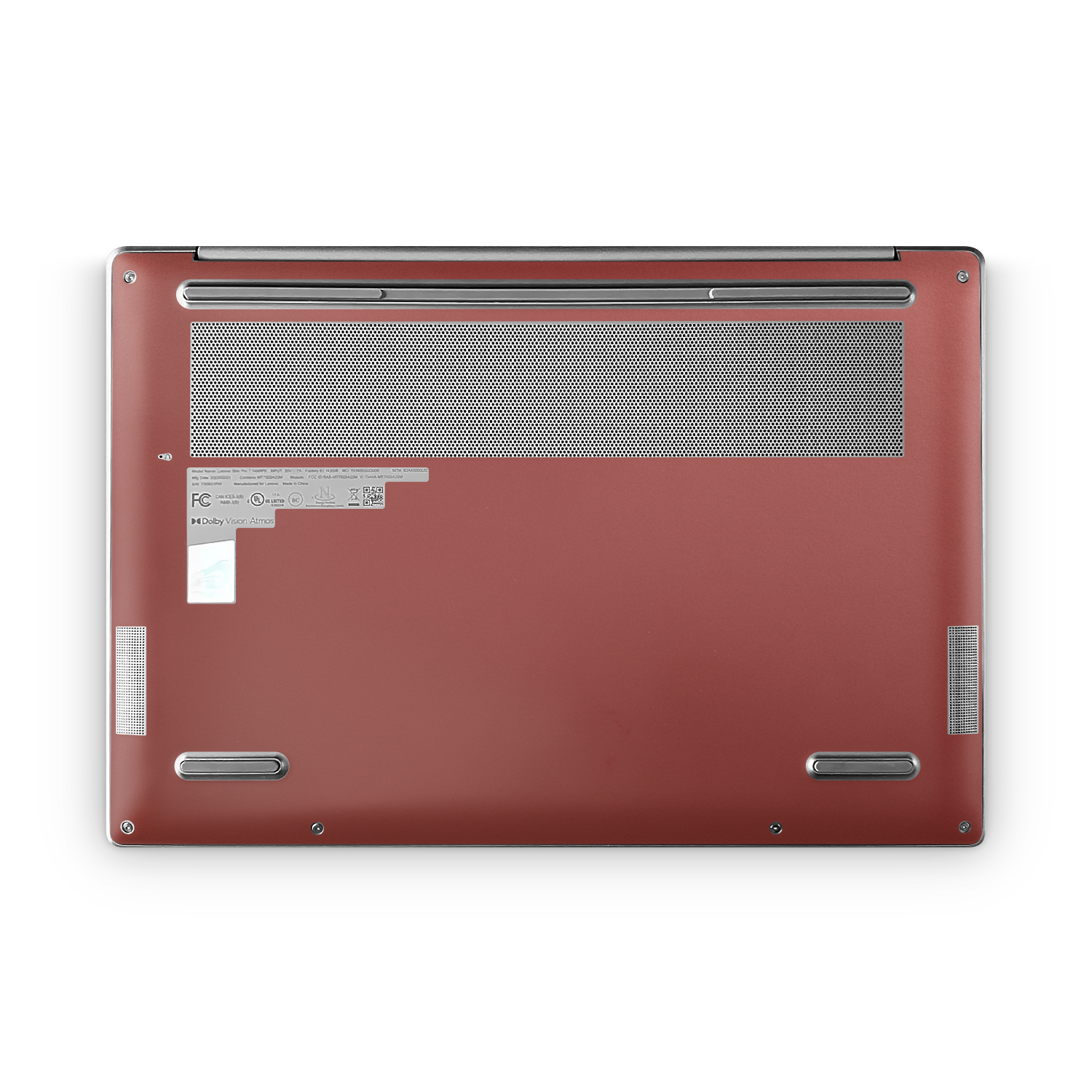 Lenovo Slim Pro 7 14" 2023 Professional Bottom Vampire Red Skin Wrap Cover