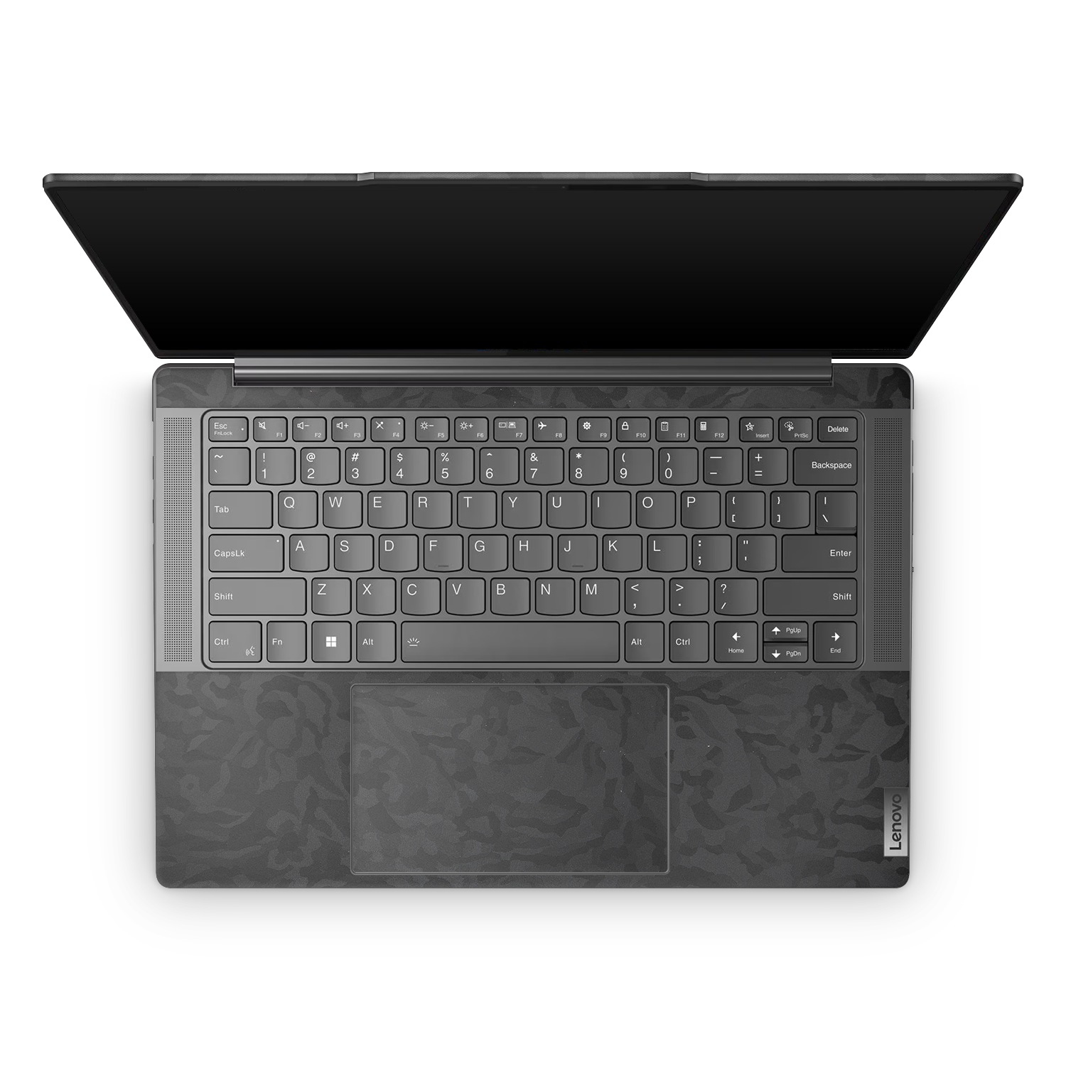 Lenovo Slim Professional 7 14 2023 Professional Interior Black Camo Skin Wrap Cover