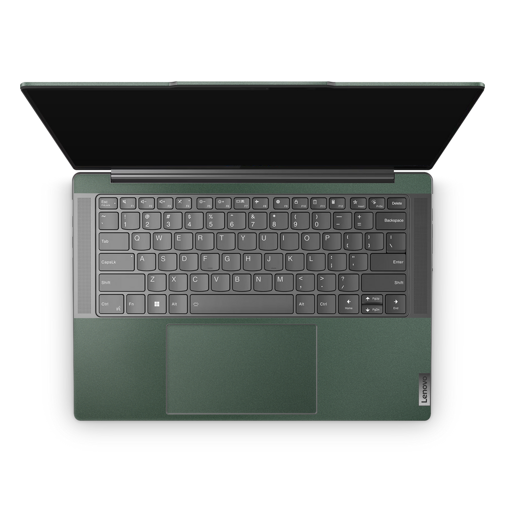 Lenovo Slim Pro 7 14" 2023 Professional Interior Matte Green Metallic Skin Wrap Cover