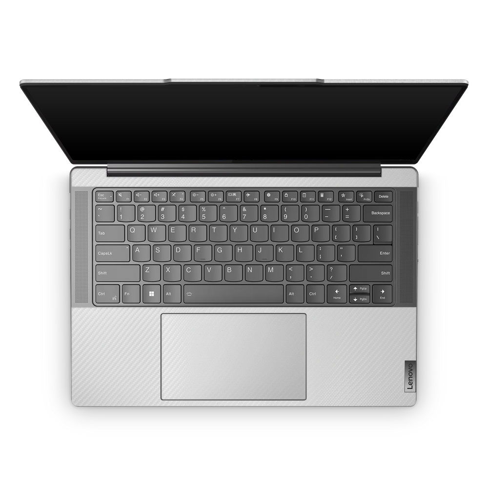 Lenovo Slim Professional 7 14 2023 Professional Interior White Carbon Fiber Skin Wrap Cover