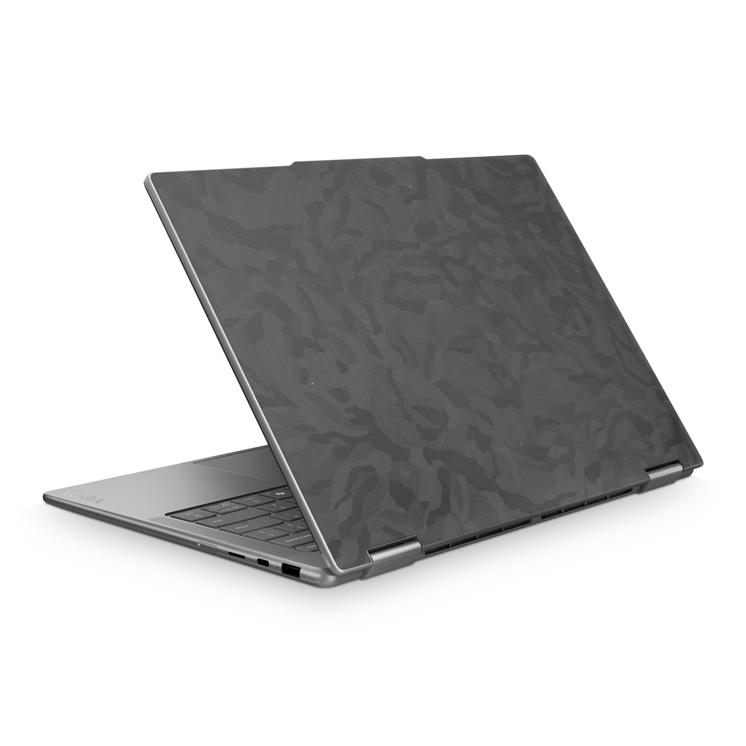 Lenovo Yoga 7 14 25 Essentials Black Camo Skin Wrap Cover