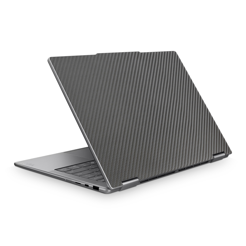 Lenovo Yoga 7 14 25 Essentials Black Carbon Fiber Skin Wrap Cover