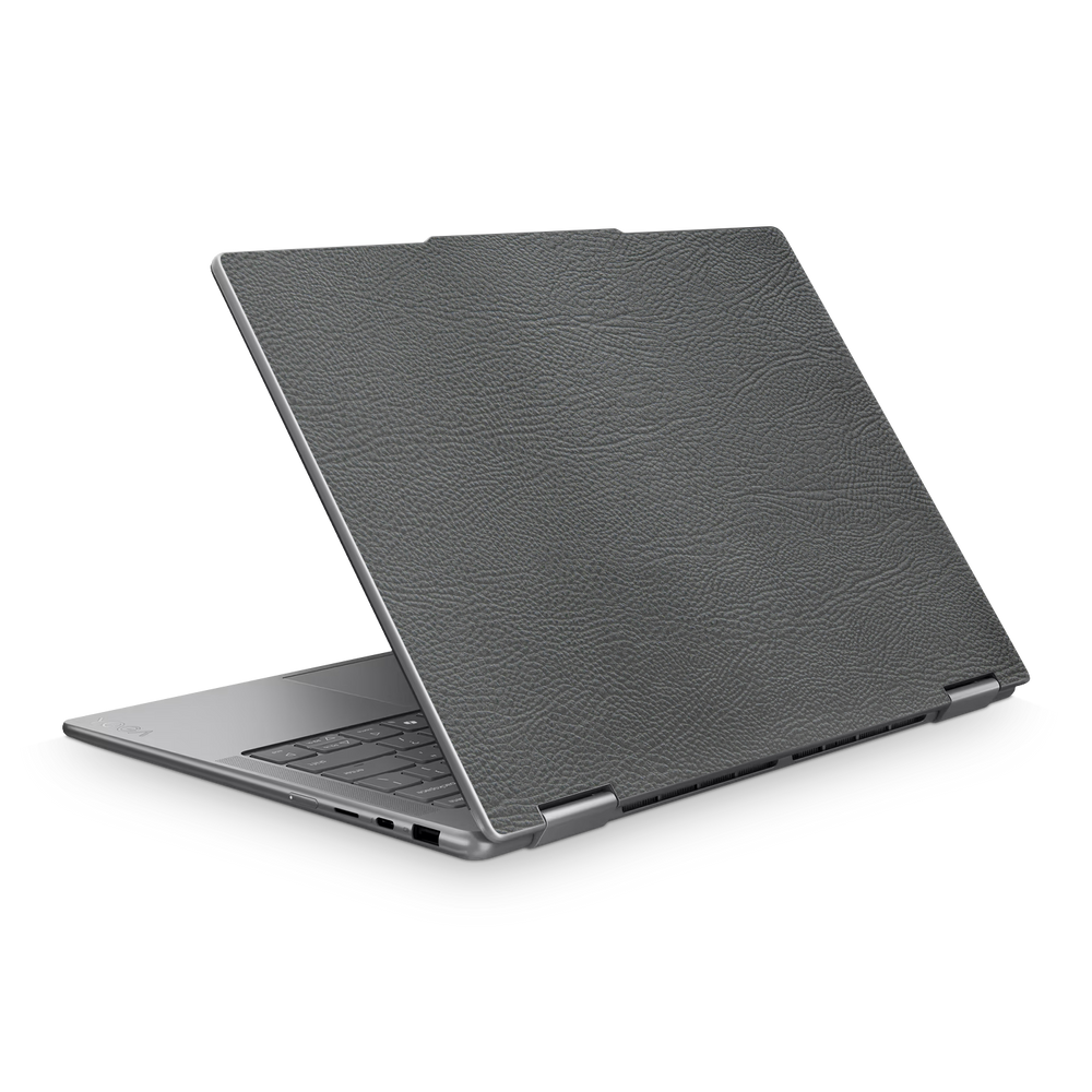 Lenovo Yoga 7 14 25 Essentials Black Leather Skin Wrap Cover